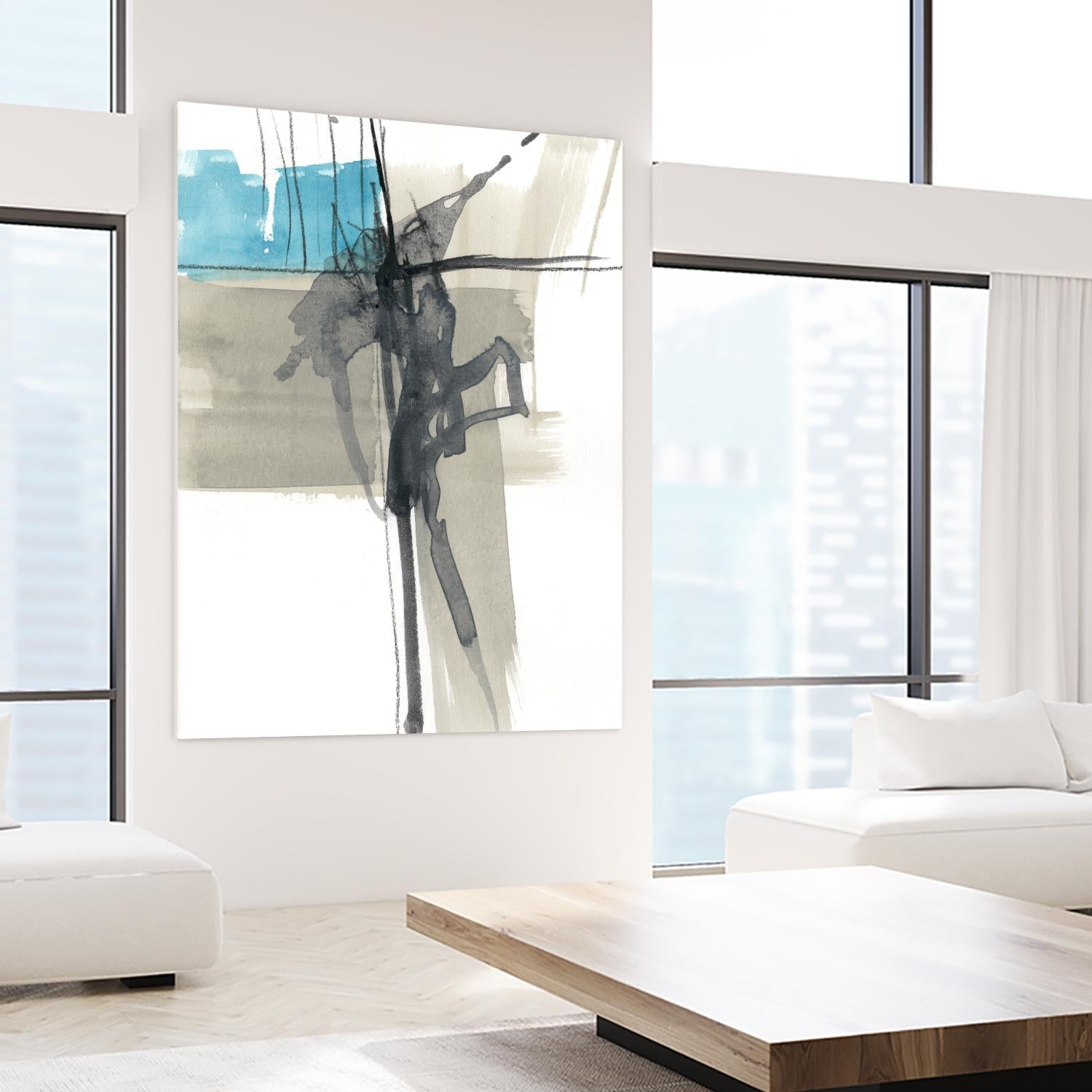 Kinetic Grid I by Jennifer Goldberger on GIANT ART - abstract