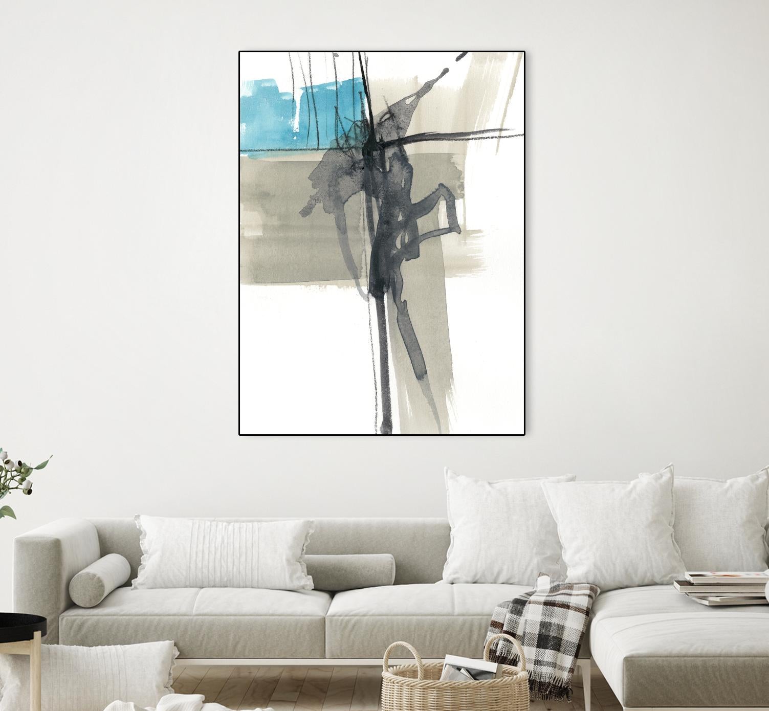 Kinetic Grid I by Jennifer Goldberger on GIANT ART - abstract