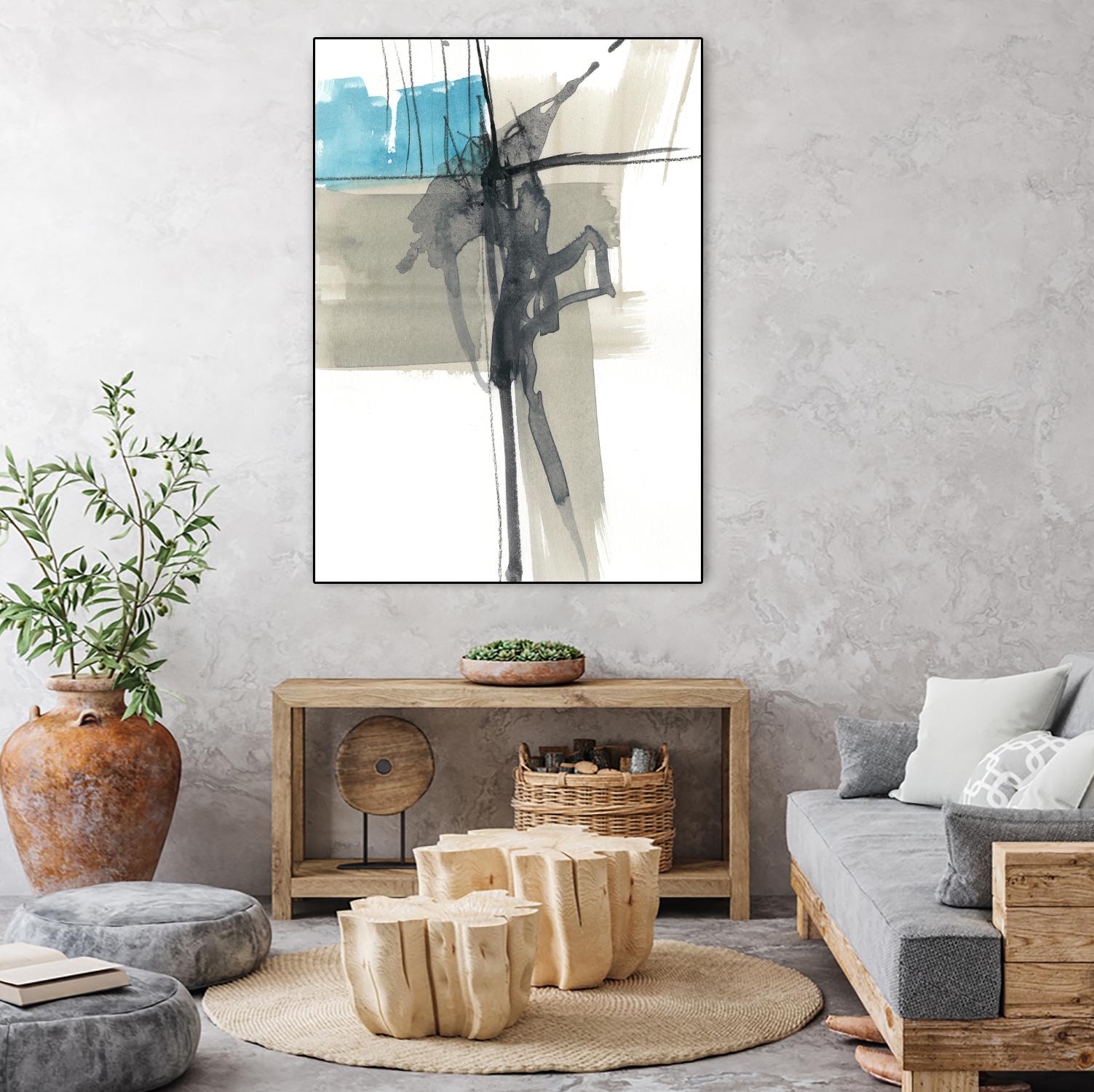 Kinetic Grid I by Jennifer Goldberger on GIANT ART - abstract