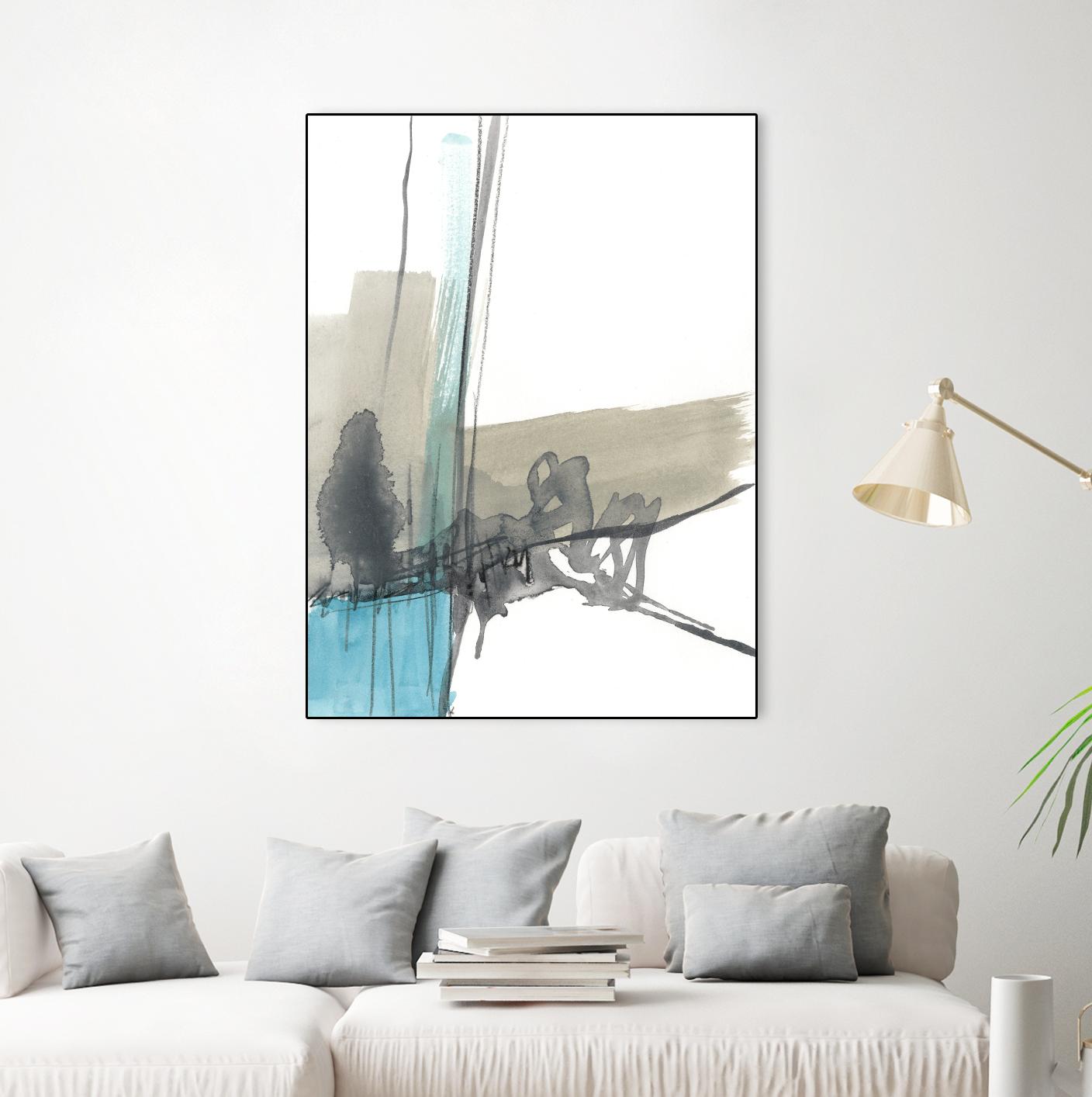 Kinetic Grid IX by Jennifer Goldberger on GIANT ART - abstract