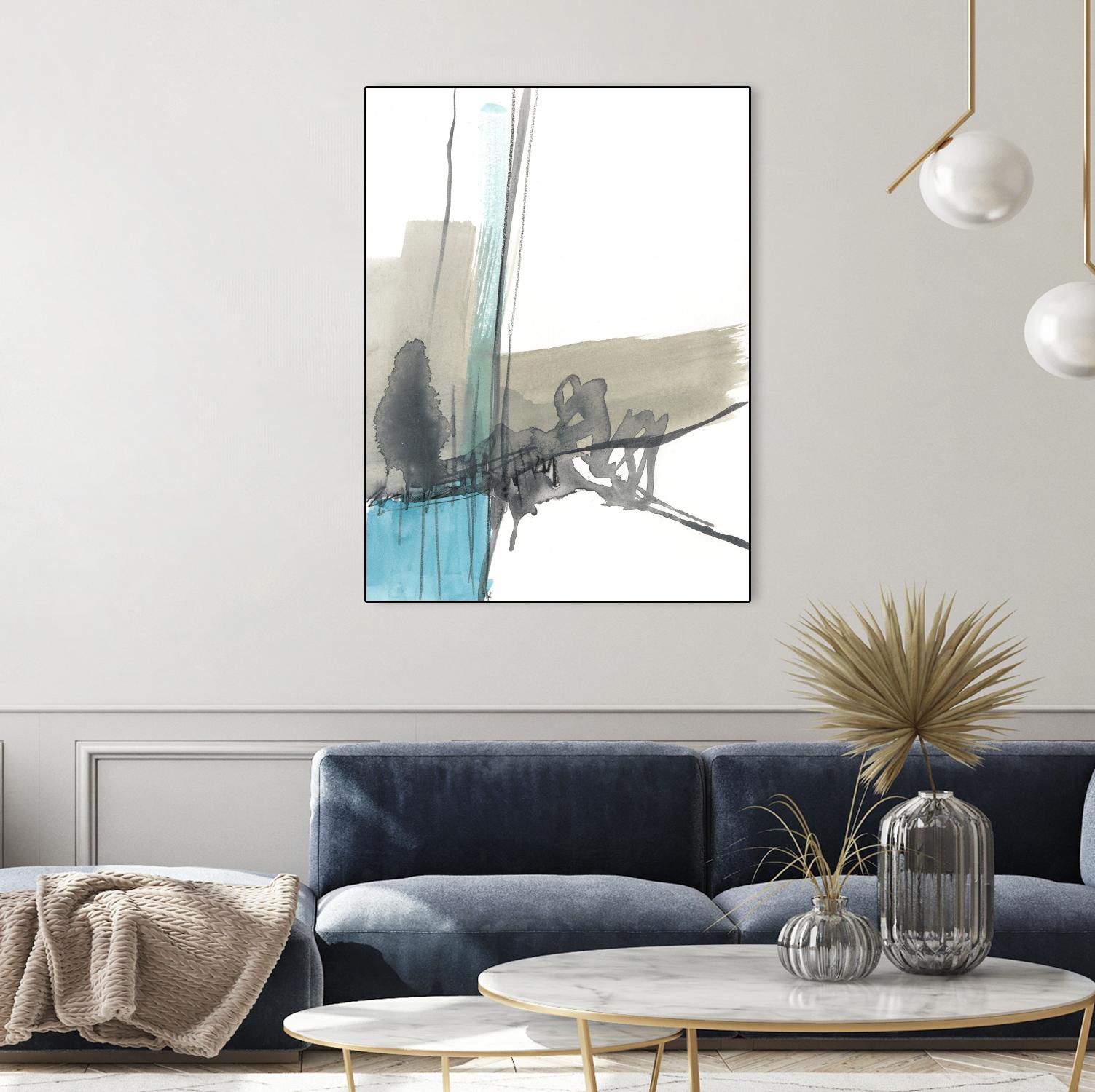 Kinetic Grid IX by Jennifer Goldberger on GIANT ART - abstract