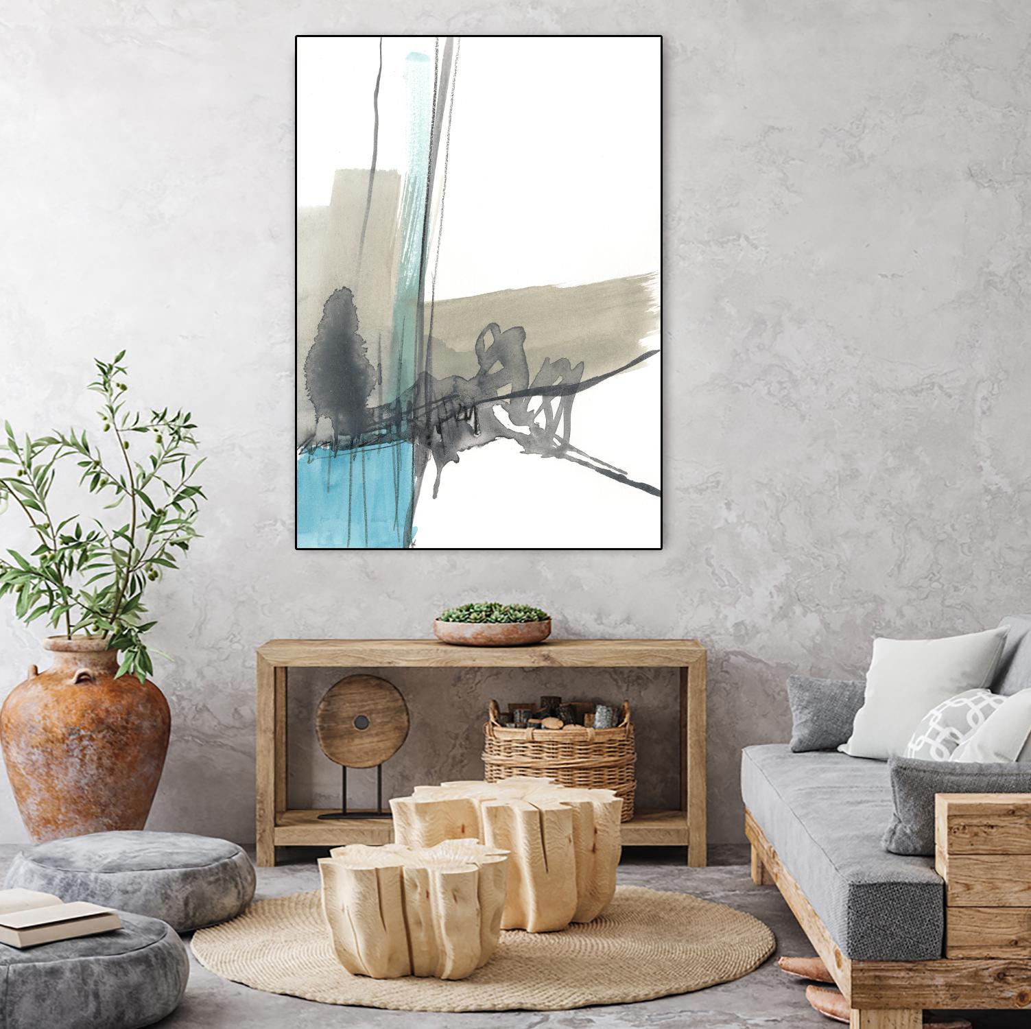 Kinetic Grid IX by Jennifer Goldberger on GIANT ART - abstract