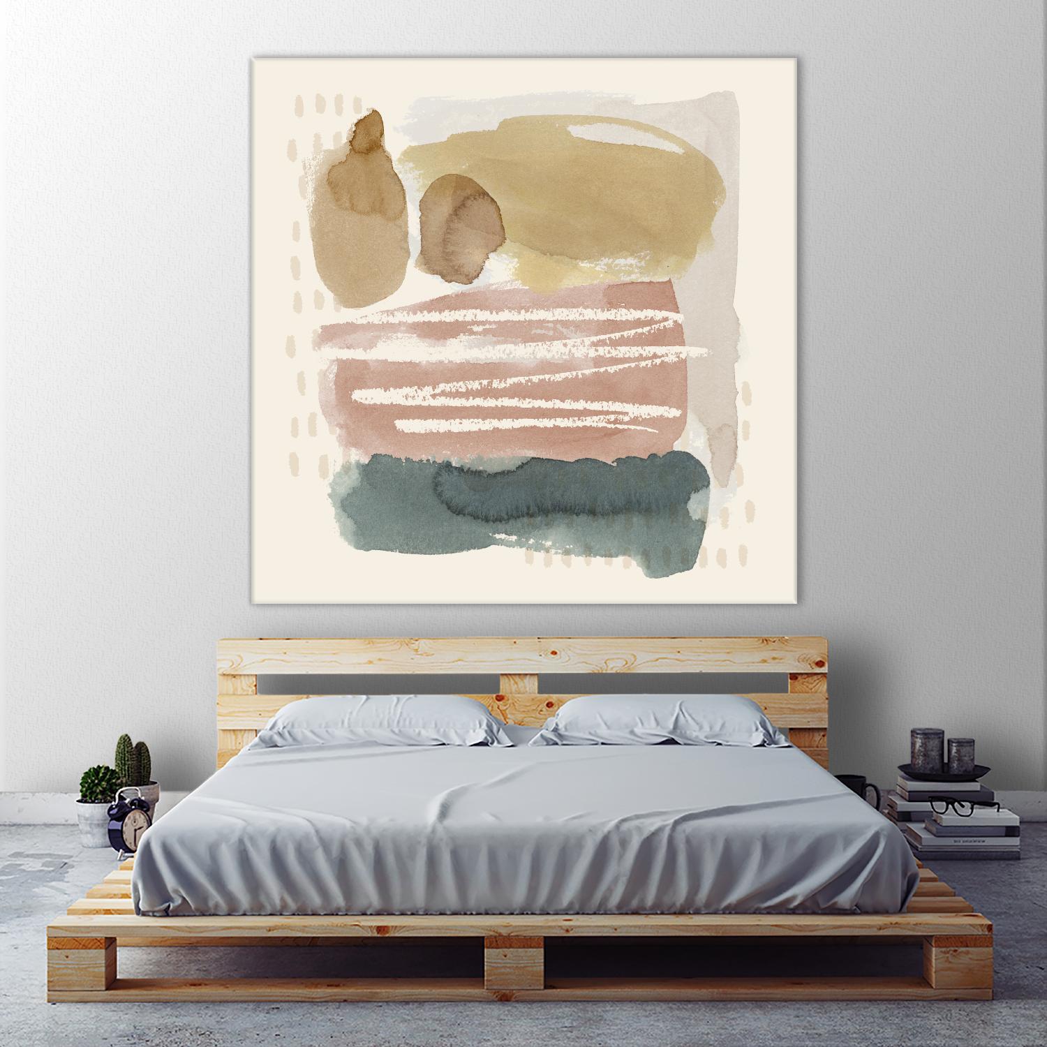 Ochre Echo I by Grace Popp on GIANT ART - abstract