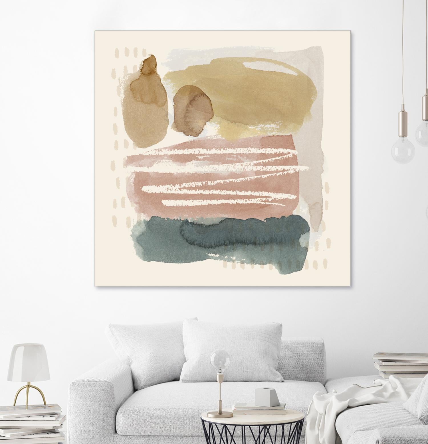 Ochre Echo I by Grace Popp on GIANT ART - abstract