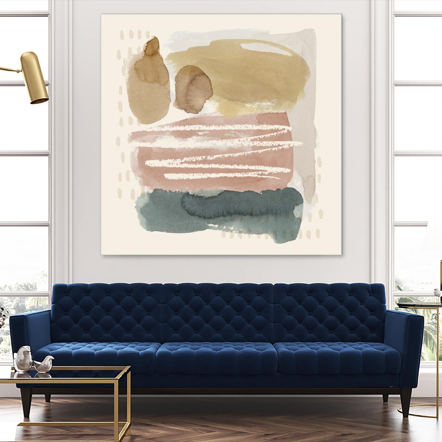 Ochre Echo I by Grace Popp on GIANT ART - abstract