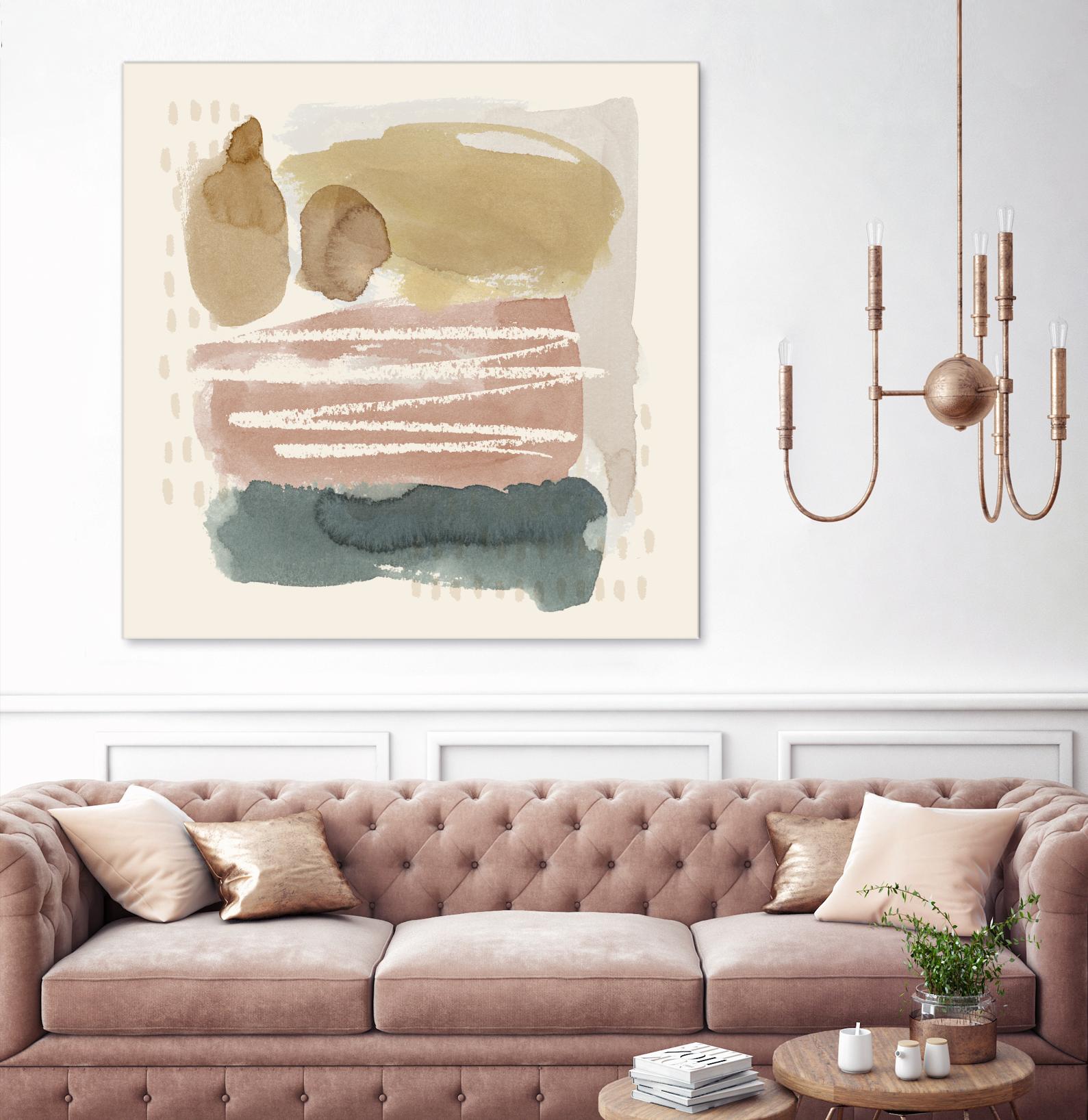 Ochre Echo I by Grace Popp on GIANT ART - abstract