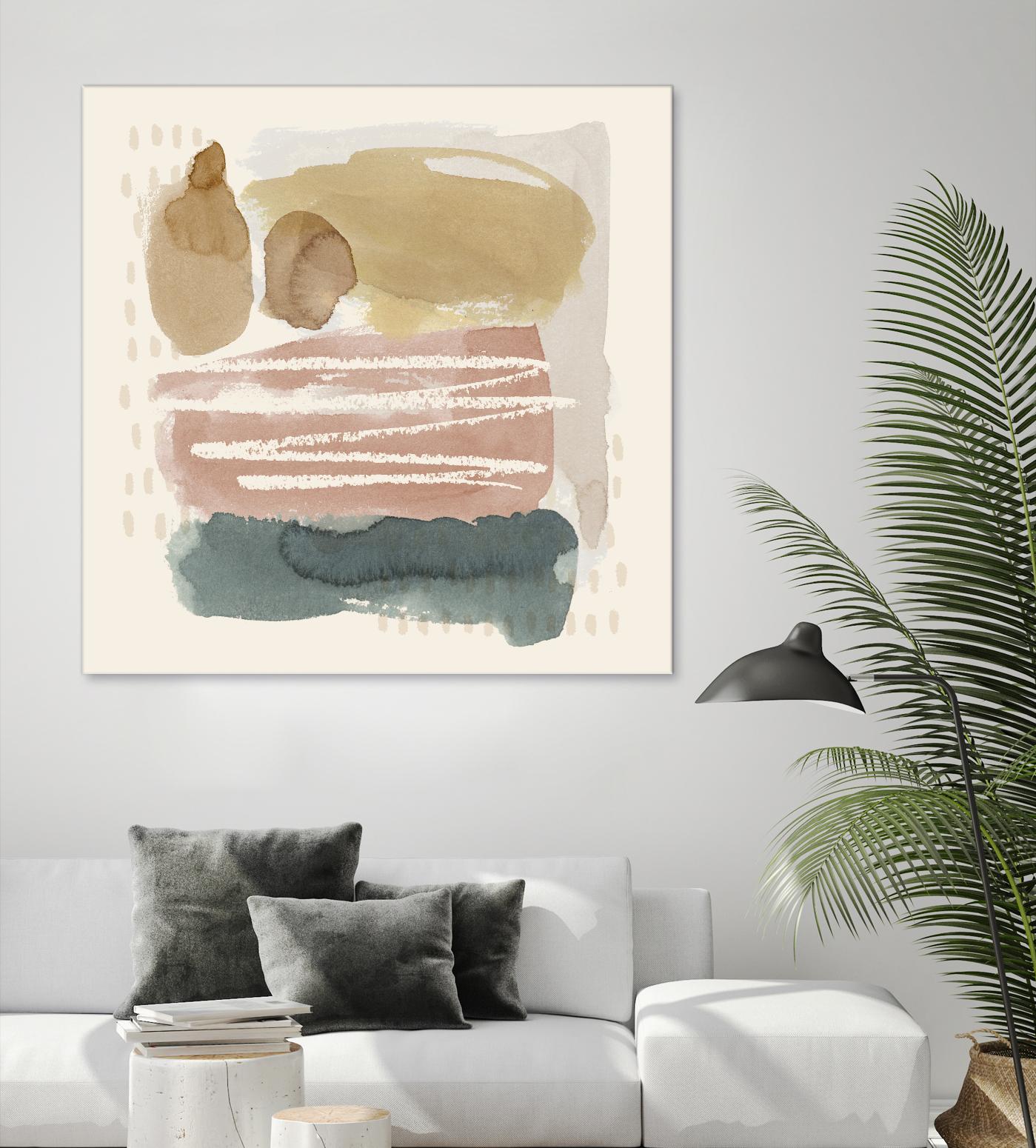 Ochre Echo I by Grace Popp on GIANT ART - abstract