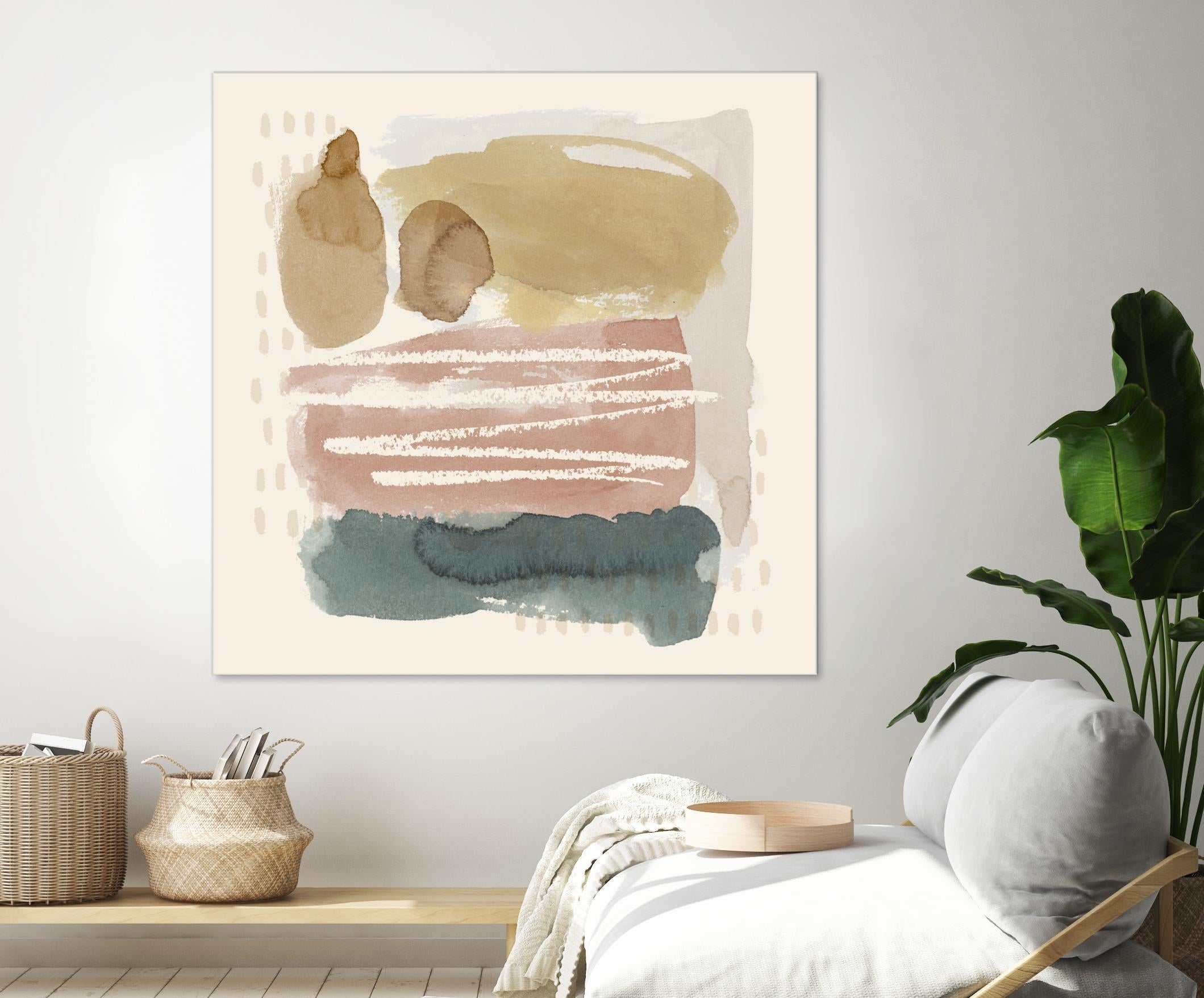 Ochre Echo I by Grace Popp on GIANT ART - abstract