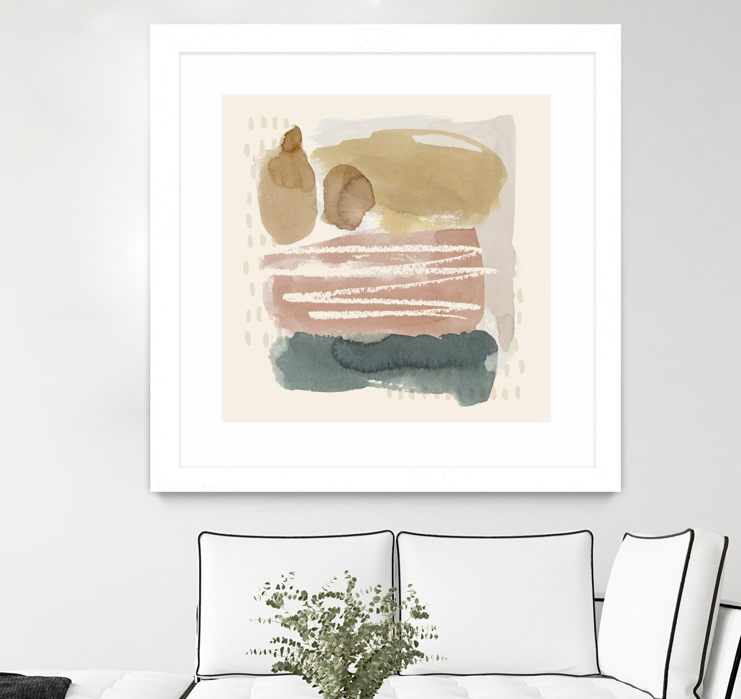 Ochre Echo I by Grace Popp on GIANT ART - abstract