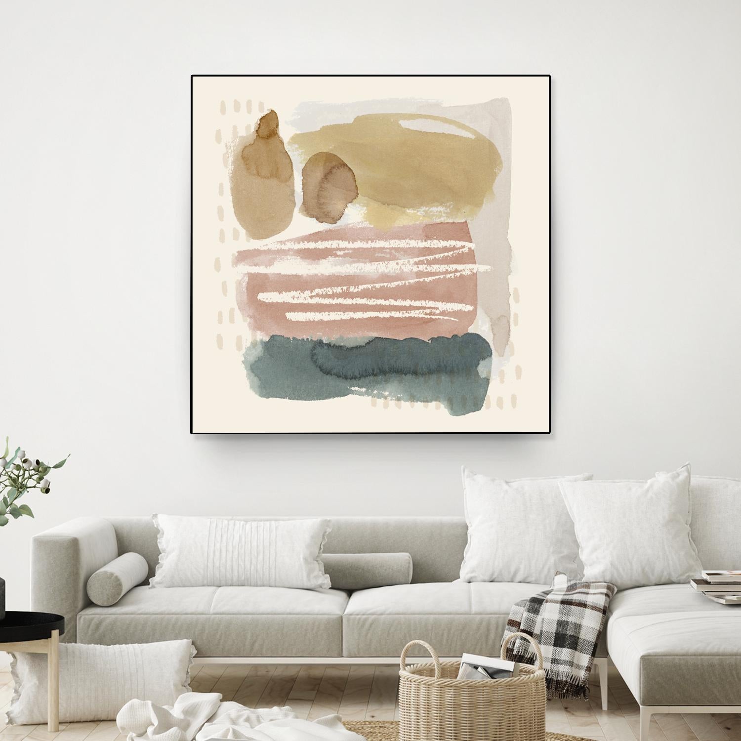 Ochre Echo I by Grace Popp on GIANT ART - abstract