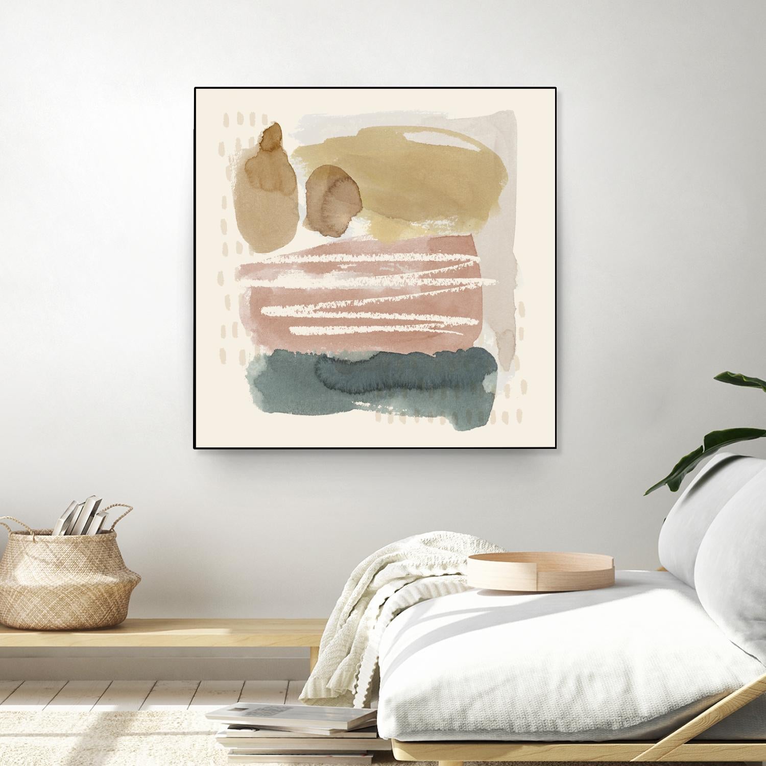 Ochre Echo I by Grace Popp on GIANT ART - abstract