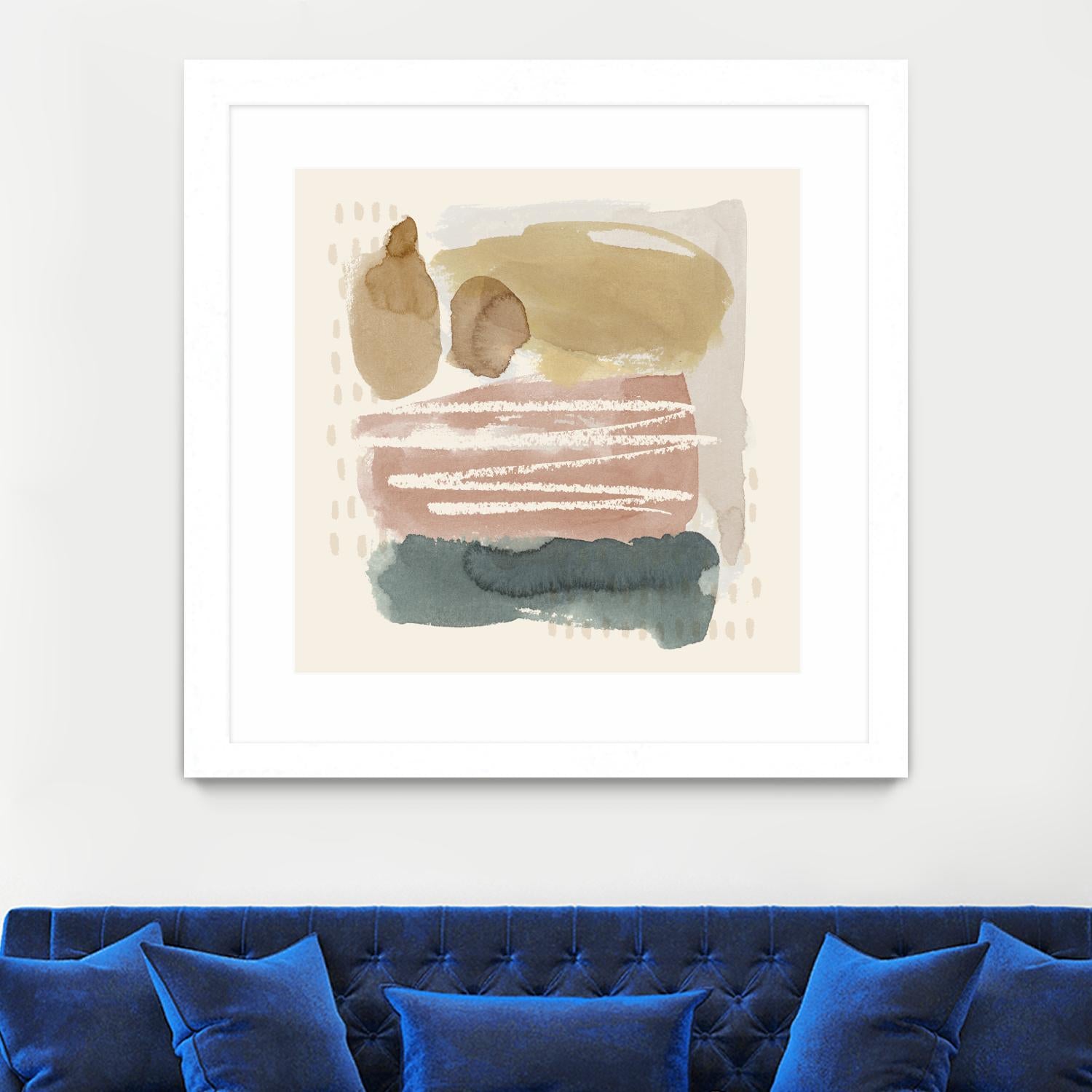 Ochre Echo I by Grace Popp on GIANT ART - abstract