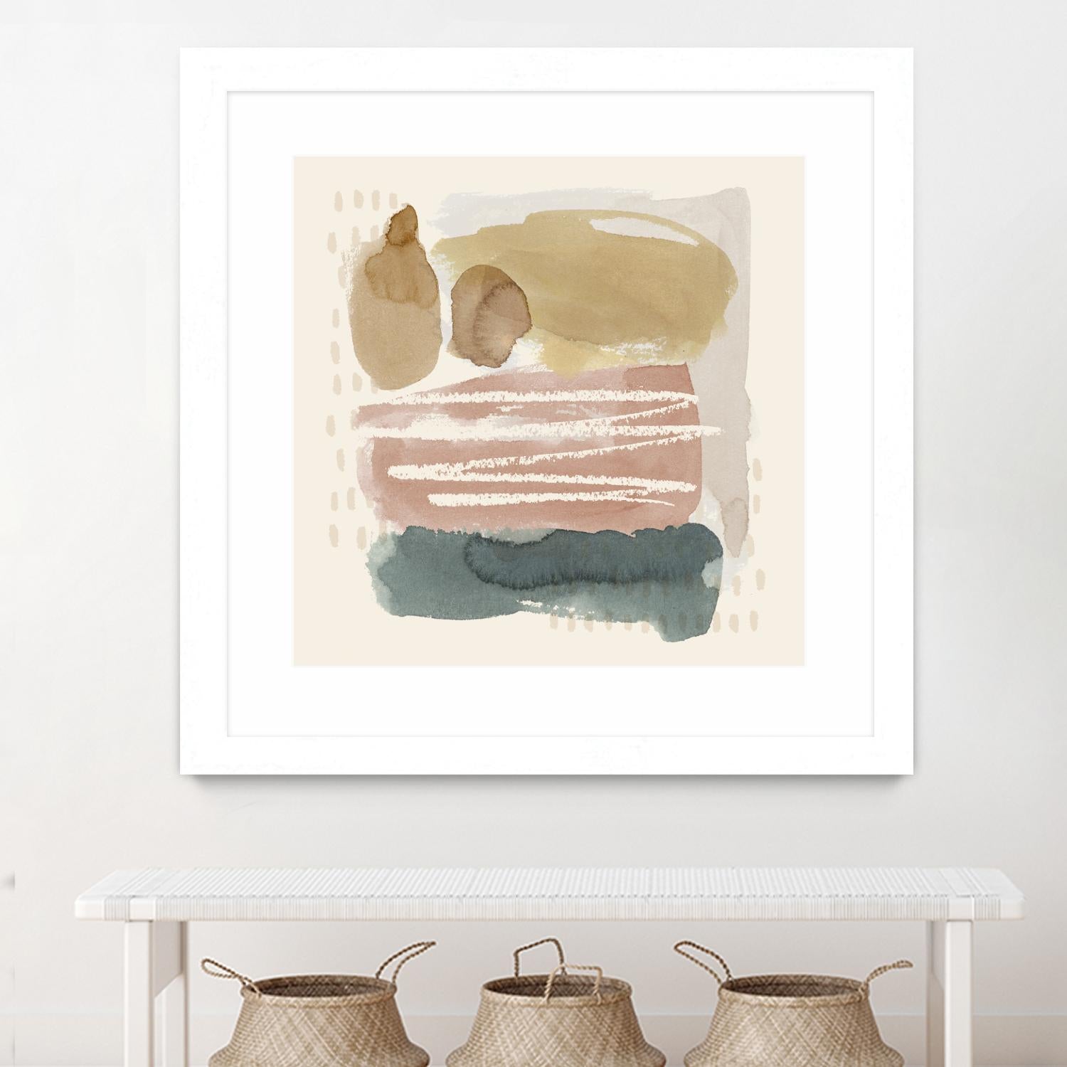 Ochre Echo I by Grace Popp on GIANT ART - abstract