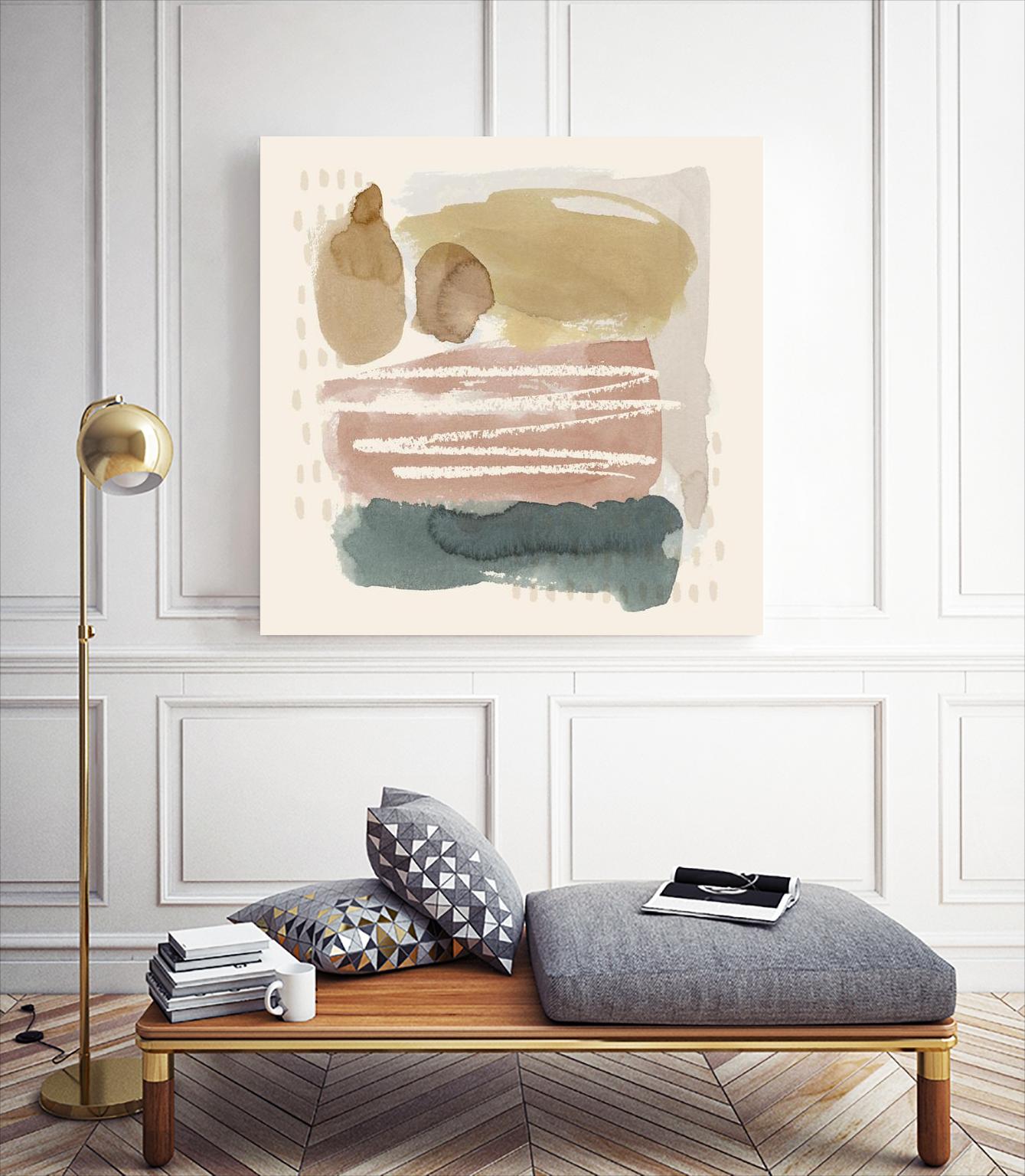 Ochre Echo I by Grace Popp on GIANT ART - abstract