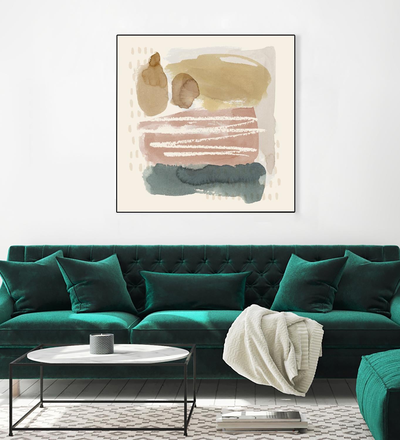 Ochre Echo I by Grace Popp on GIANT ART - abstract