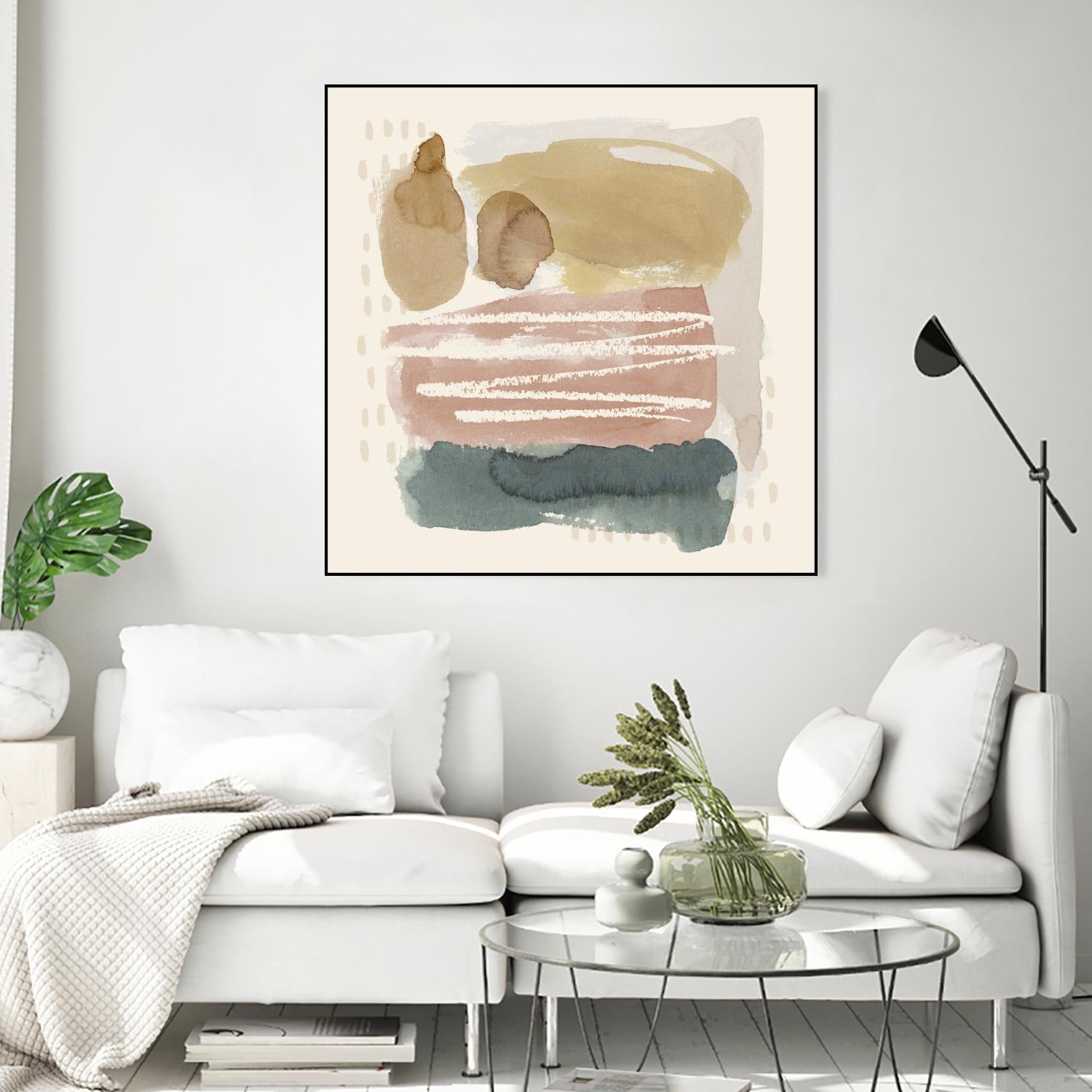 Ochre Echo I by Grace Popp on GIANT ART - abstract