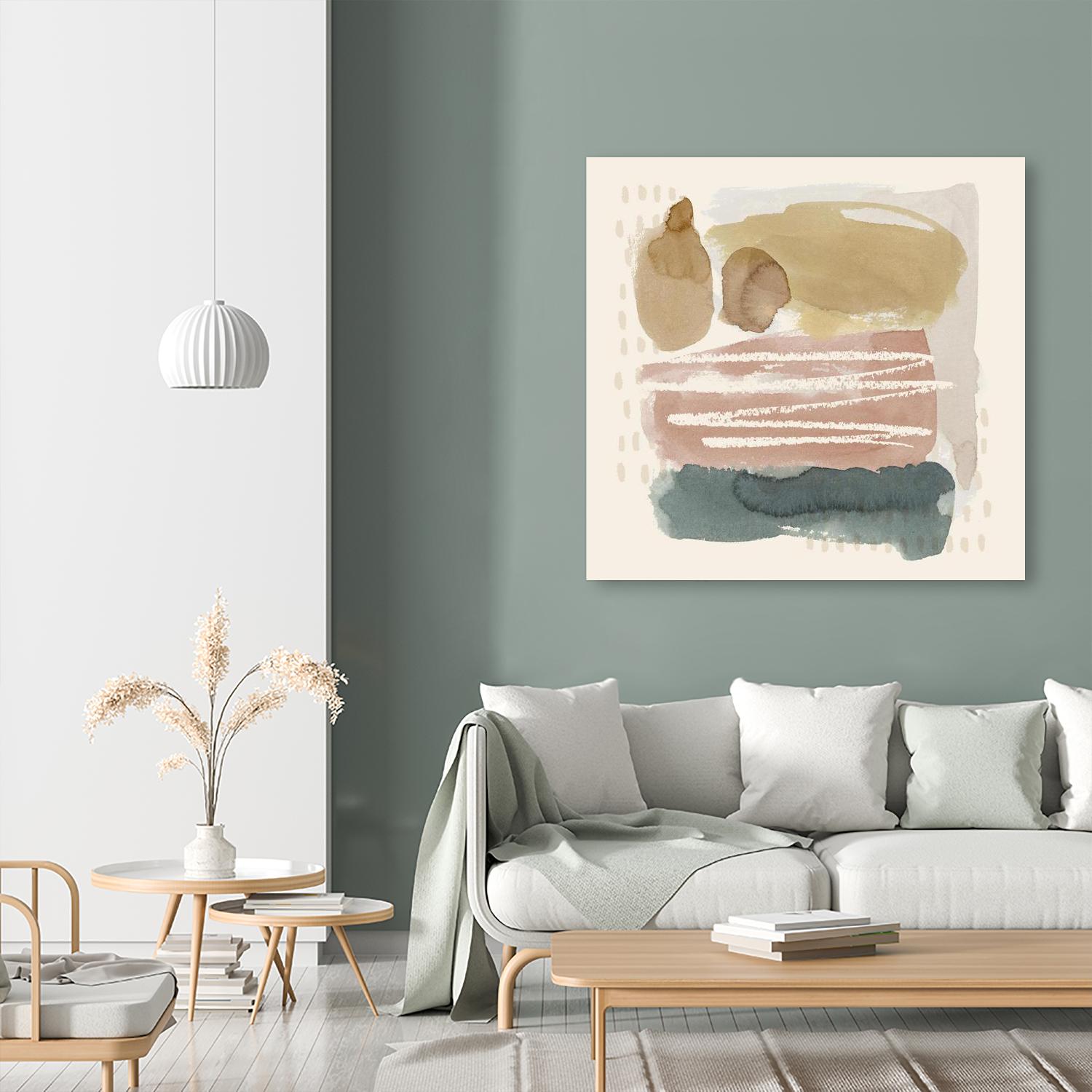 Ochre Echo I by Grace Popp on GIANT ART - abstract