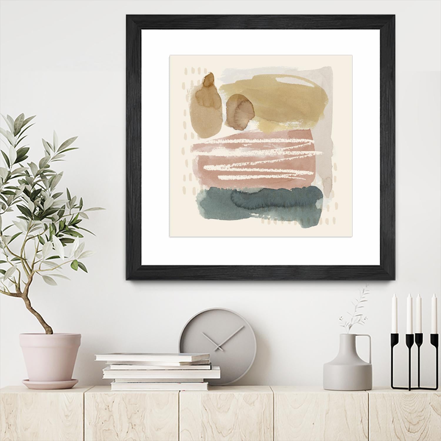 Ochre Echo I by Grace Popp on GIANT ART - abstract