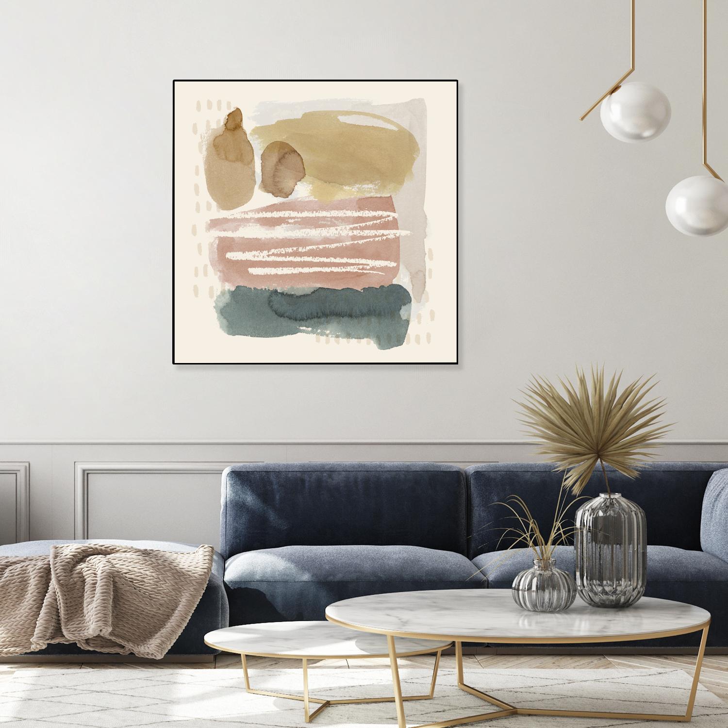 Ochre Echo I by Grace Popp on GIANT ART - abstract