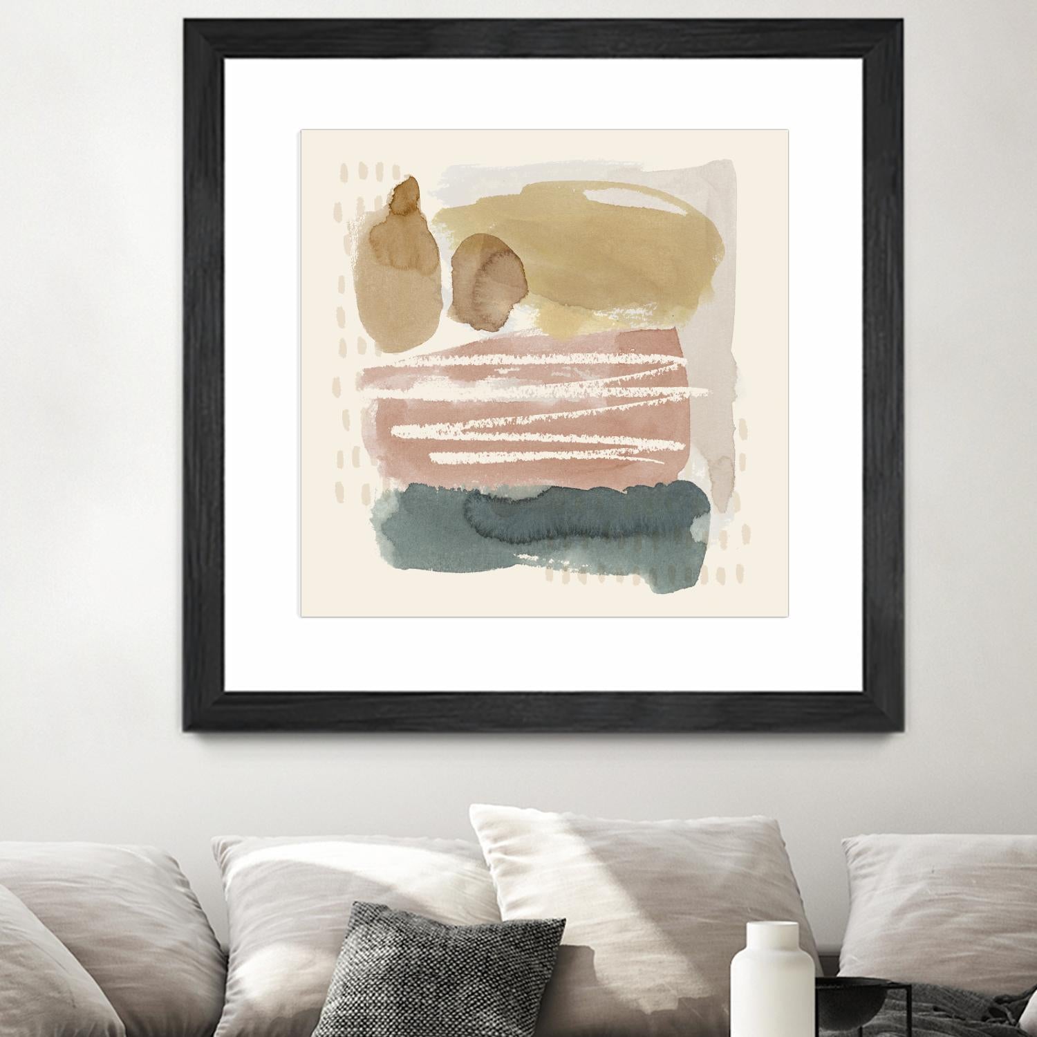 Ochre Echo I by Grace Popp on GIANT ART - abstract