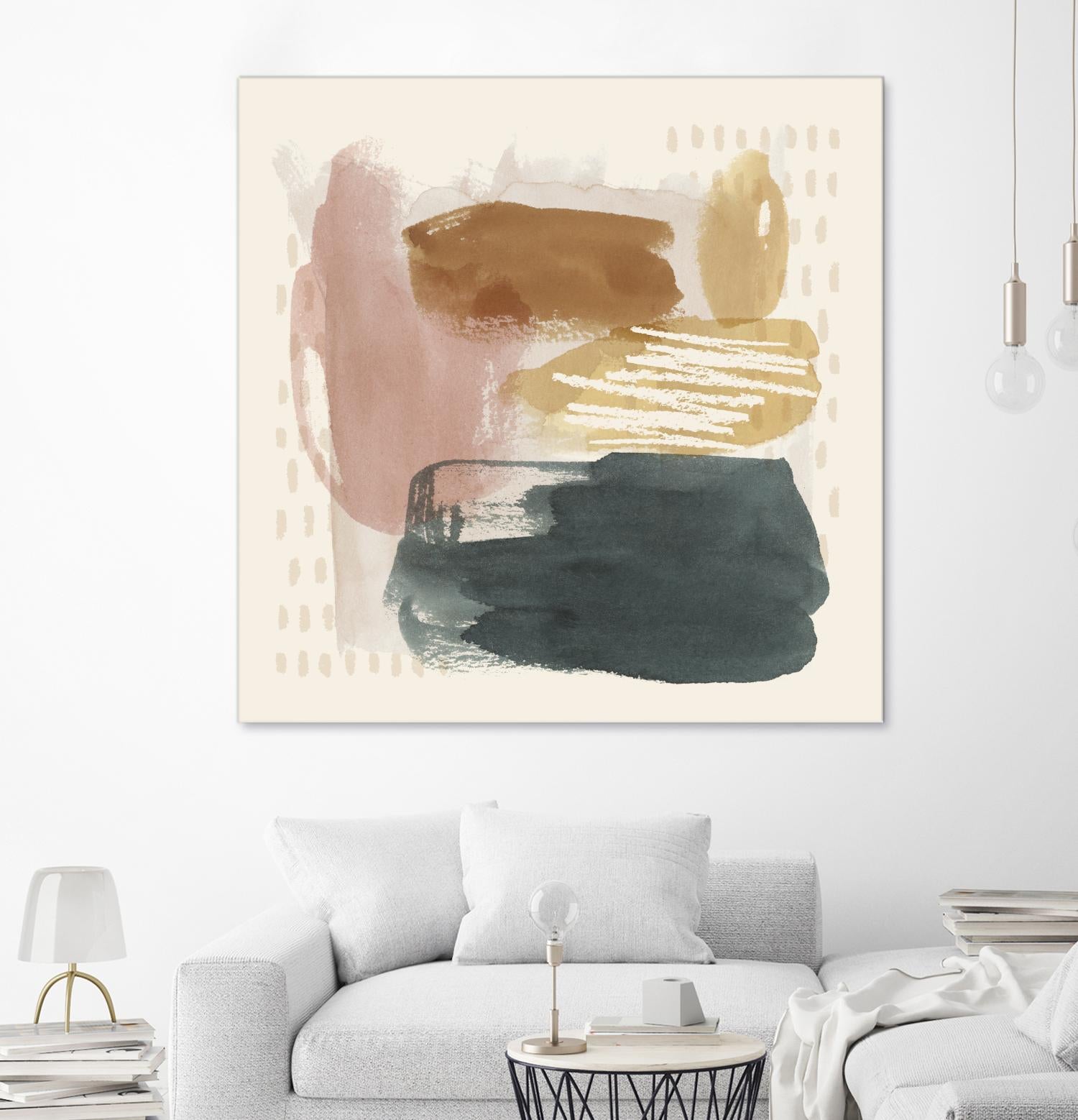 Ochre Echo IV by Grace Popp on GIANT ART - abstract