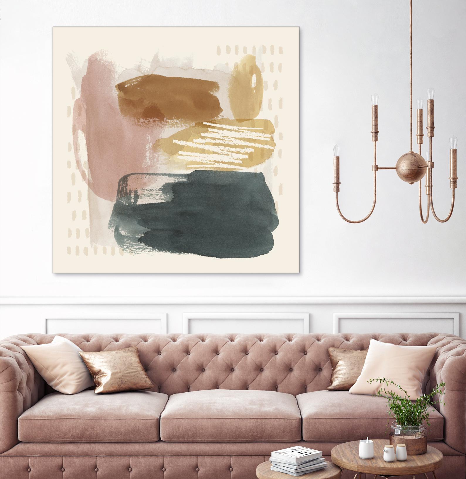 Ochre Echo IV by Grace Popp on GIANT ART - abstract