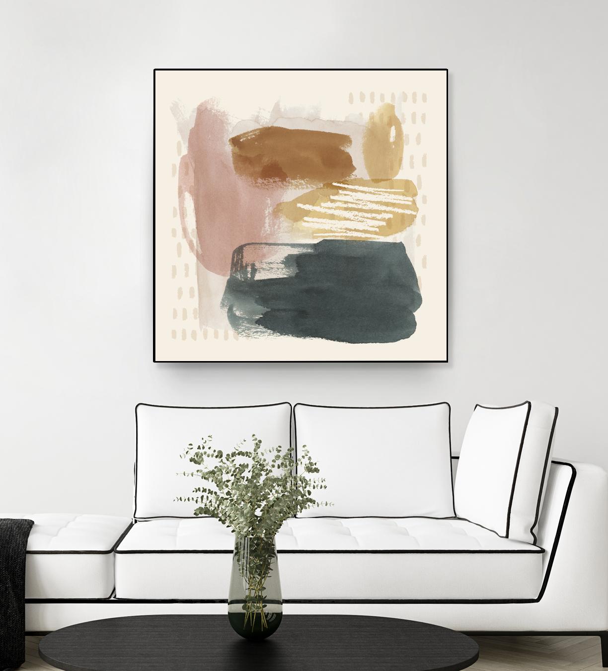 Ochre Echo IV by Grace Popp on GIANT ART - abstract