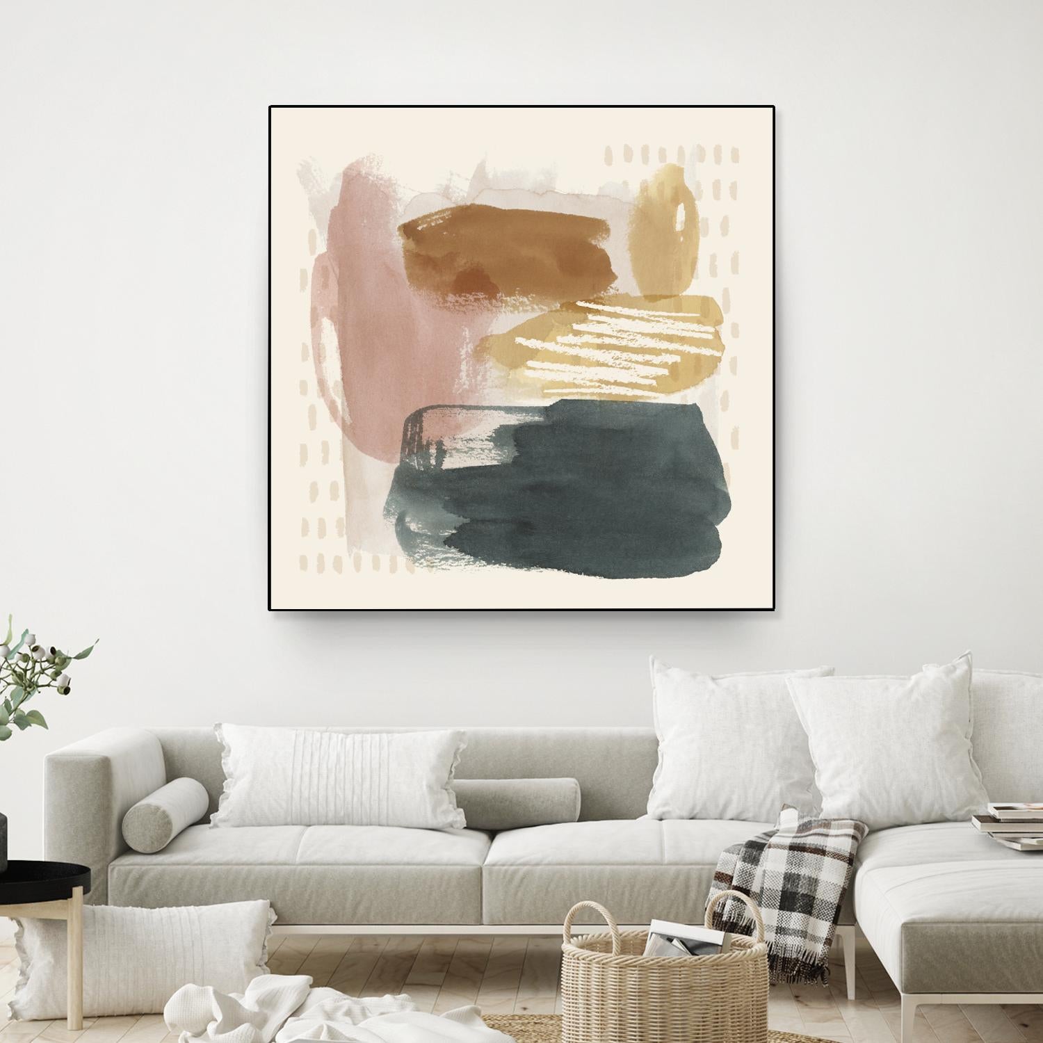 Ochre Echo IV by Grace Popp on GIANT ART - abstract