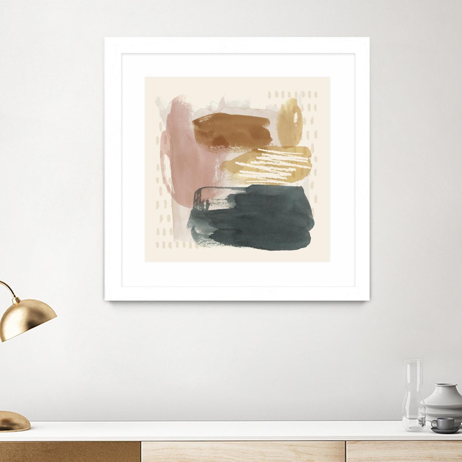 Ochre Echo IV by Grace Popp on GIANT ART - abstract