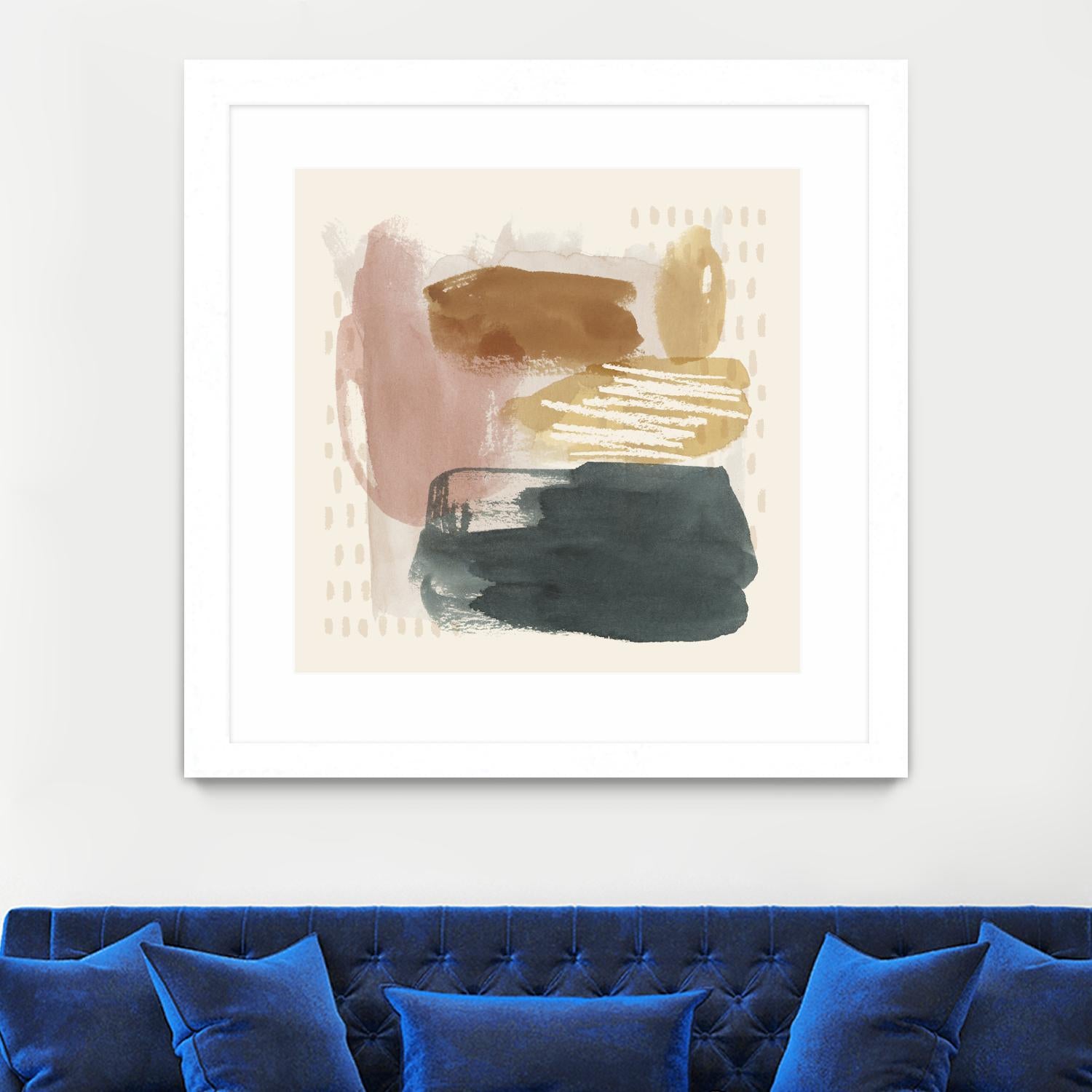 Ochre Echo IV by Grace Popp on GIANT ART - abstract