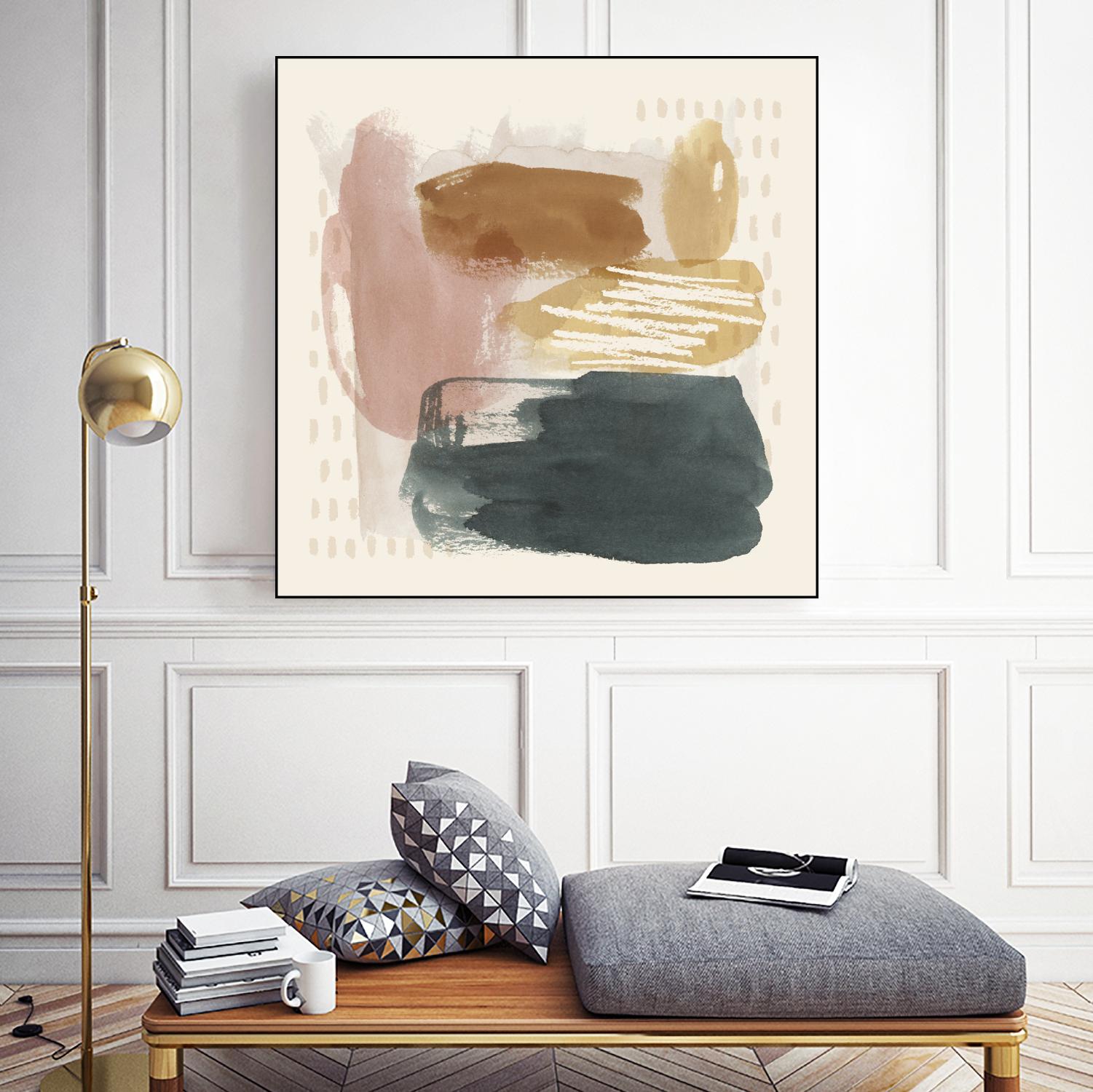 Ochre Echo IV by Grace Popp on GIANT ART - abstract