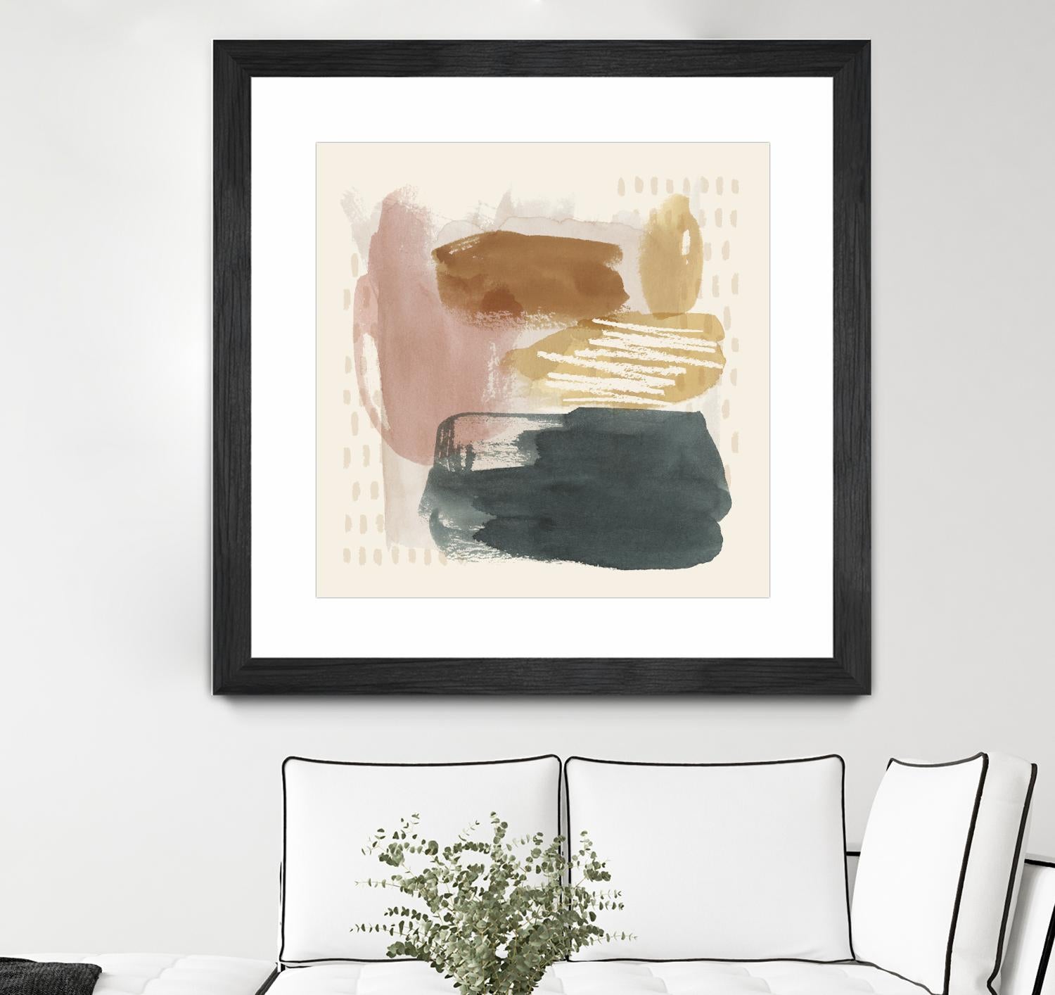 Ochre Echo IV by Grace Popp on GIANT ART - abstract