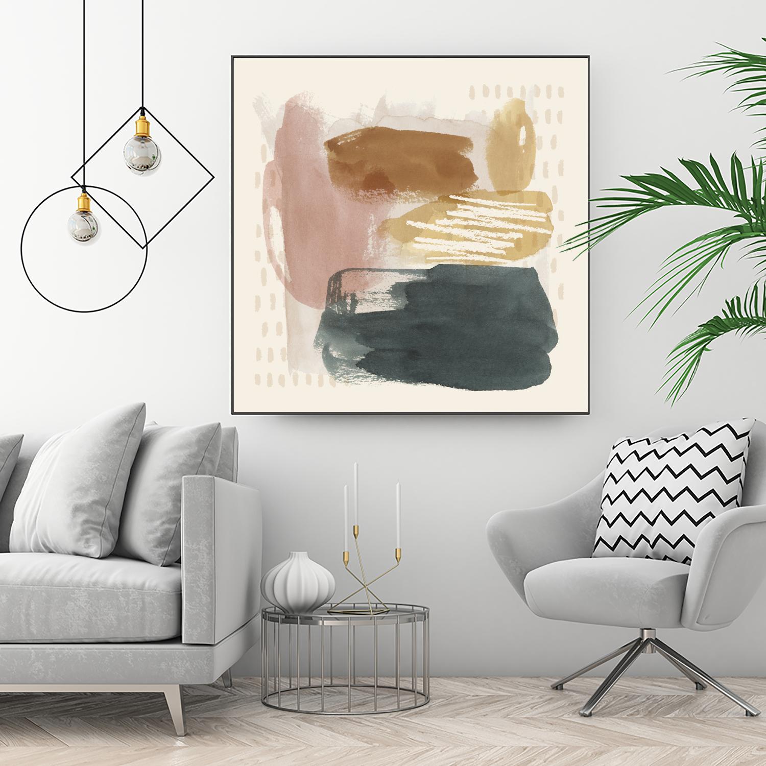 Ochre Echo IV by Grace Popp on GIANT ART - abstract