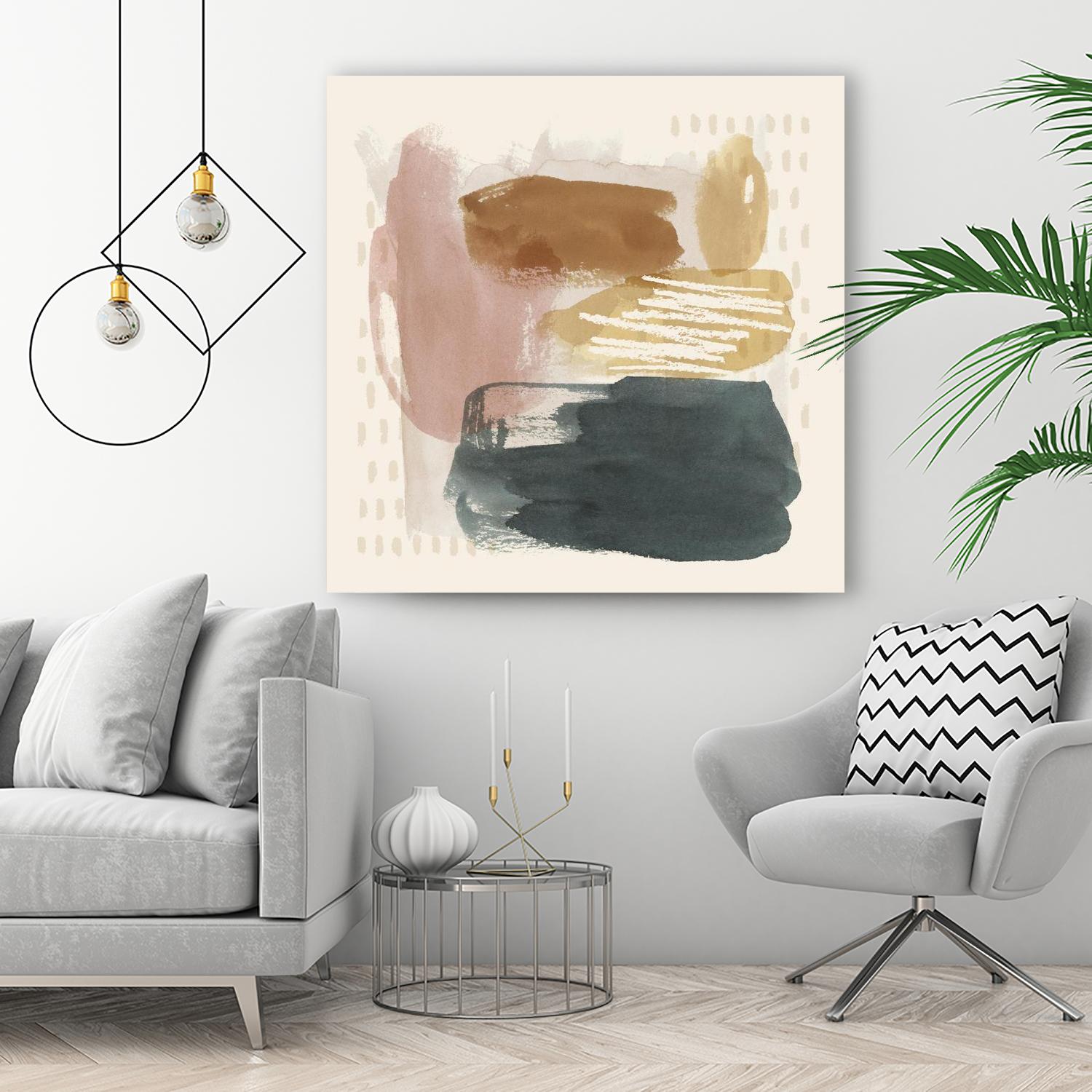 Ochre Echo IV by Grace Popp on GIANT ART - abstract