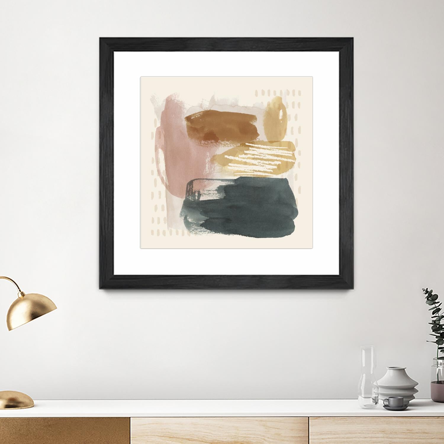 Ochre Echo IV by Grace Popp on GIANT ART - abstract