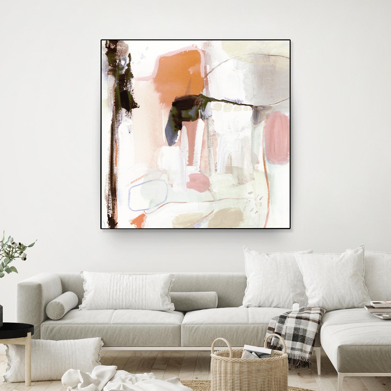 Ravel III by Victoria Borges on GIANT ART - pink abstract