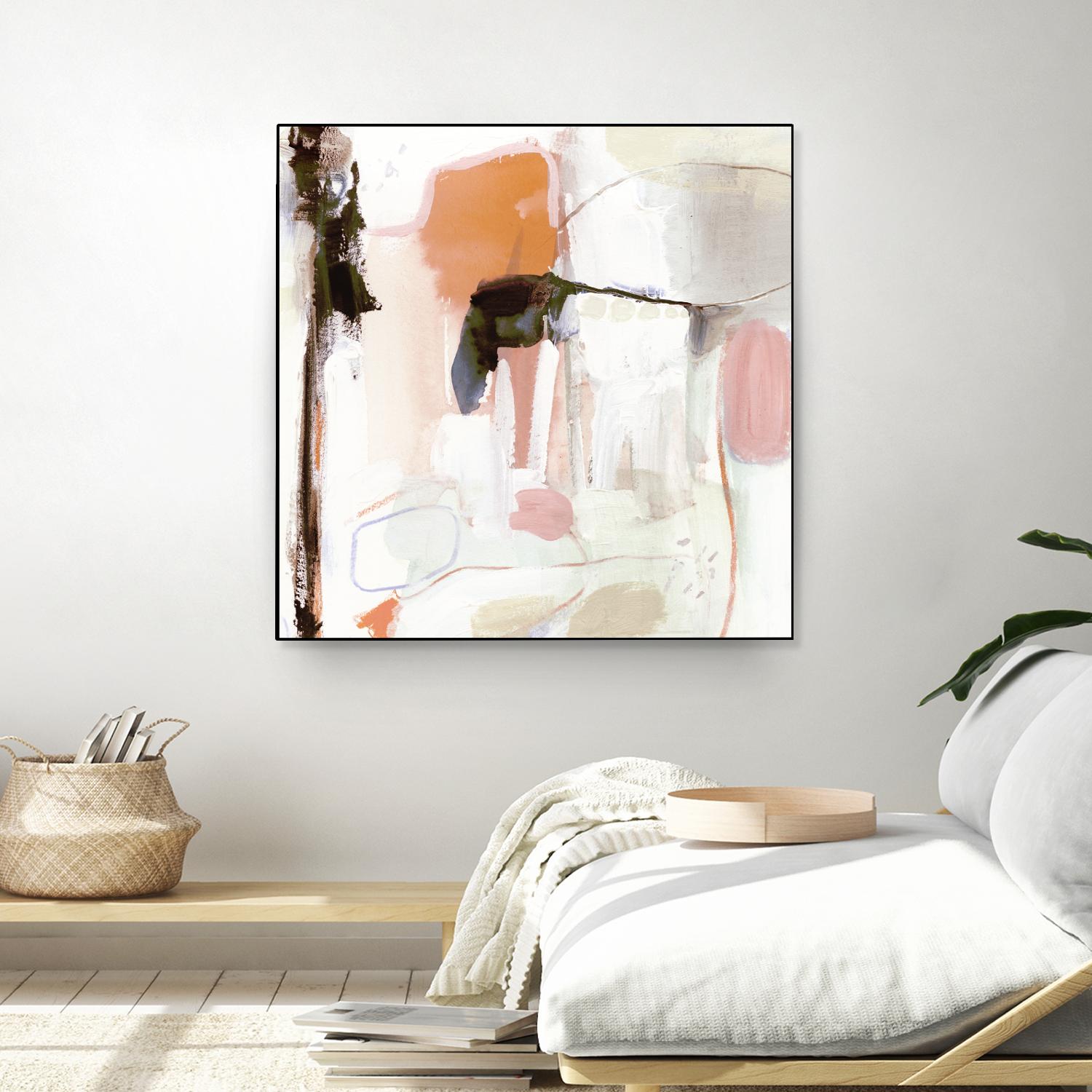 Ravel III by Victoria Borges on GIANT ART - pink abstract