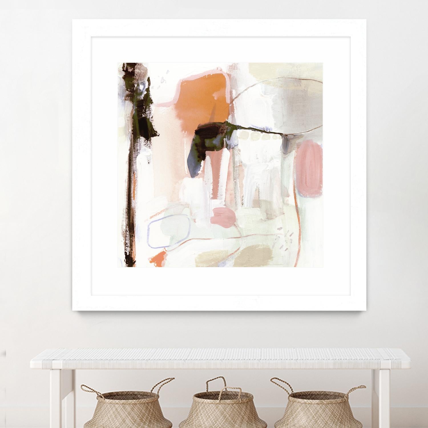 Ravel III by Victoria Borges on GIANT ART - pink abstract