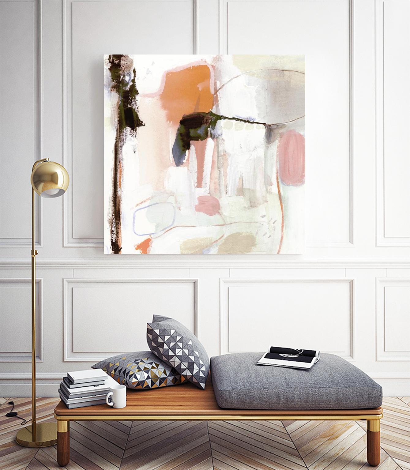 Ravel III by Victoria Borges on GIANT ART - pink abstract