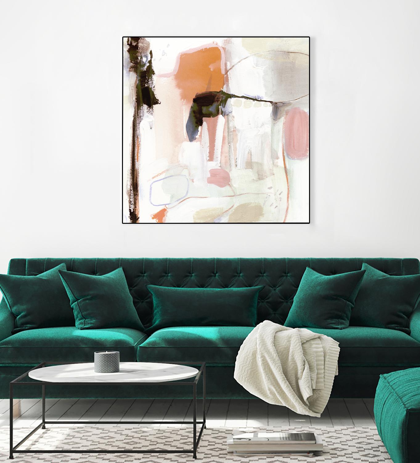 Ravel III by Victoria Borges on GIANT ART - pink abstract