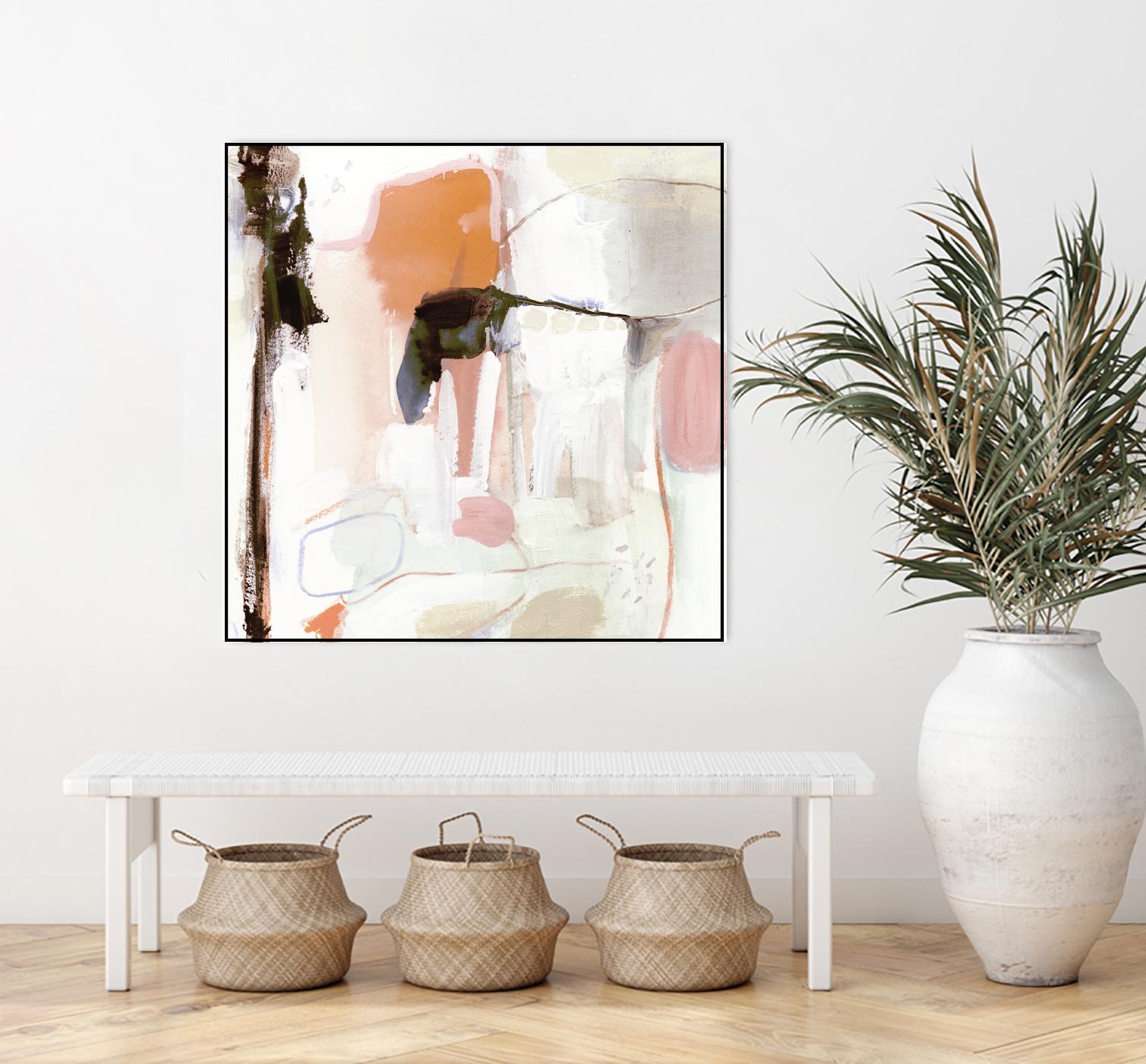 Ravel III by Victoria Borges on GIANT ART - pink abstract