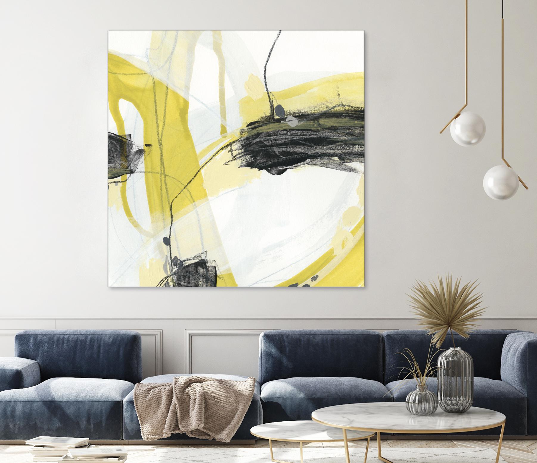 Conduit II by June Erica Vess on GIANT ART - yellow abstract