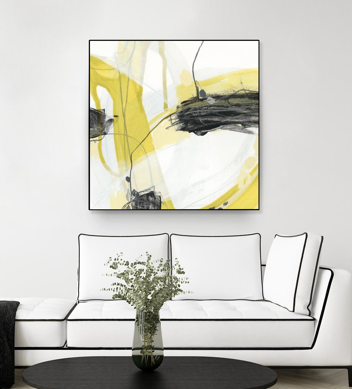 Conduit II by June Erica Vess on GIANT ART - yellow abstract