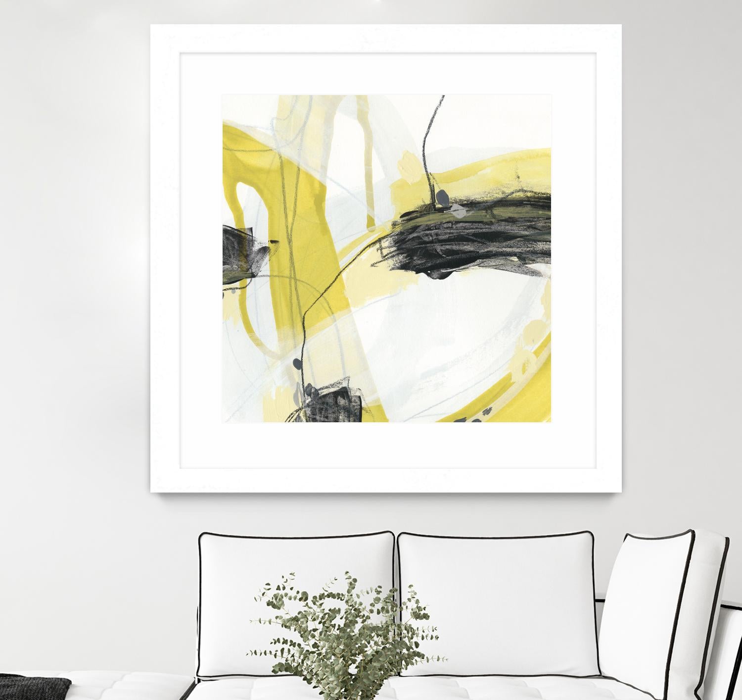 Conduit II by June Erica Vess on GIANT ART - yellow abstract