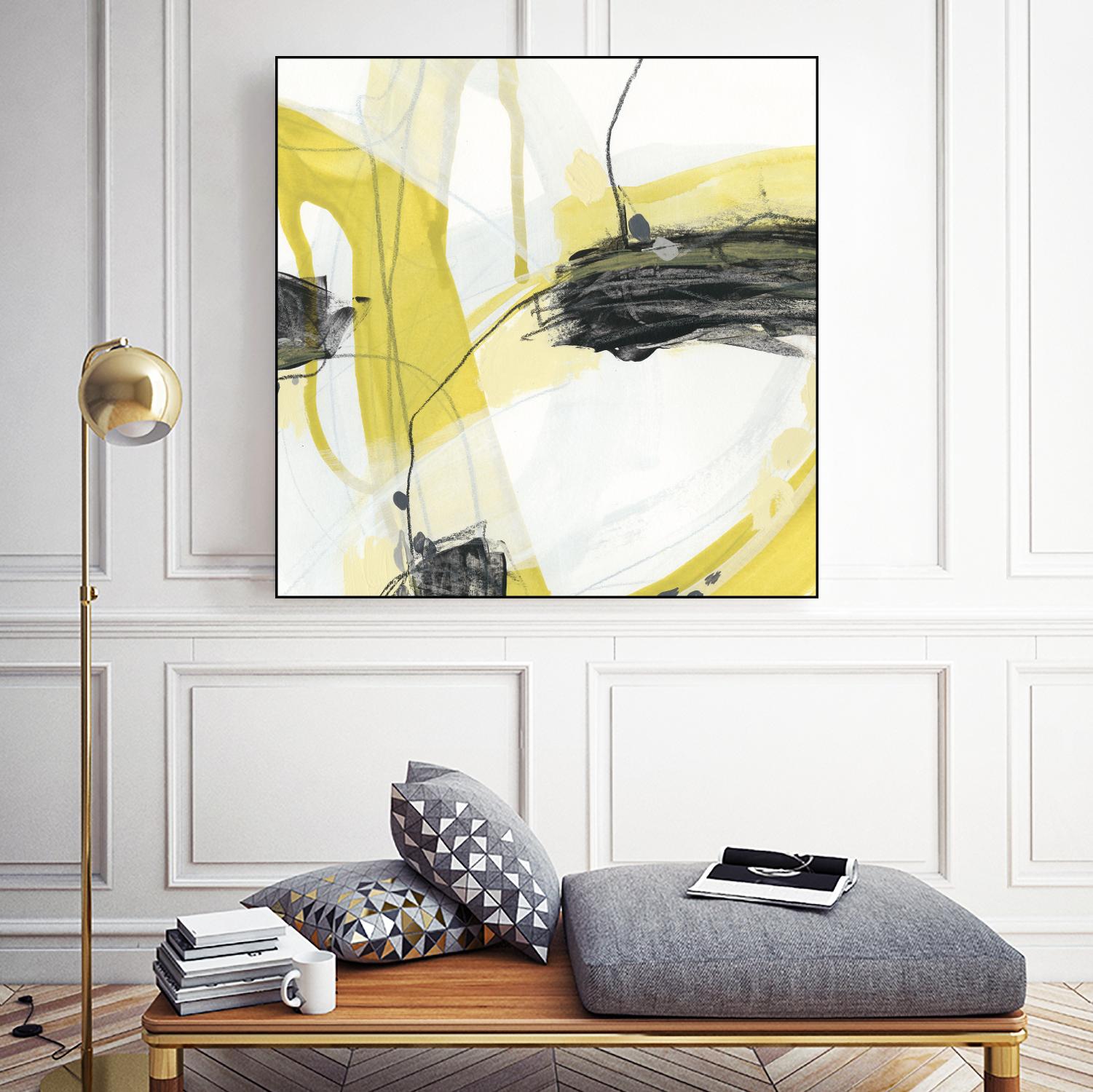 Conduit II by June Erica Vess on GIANT ART - yellow abstract