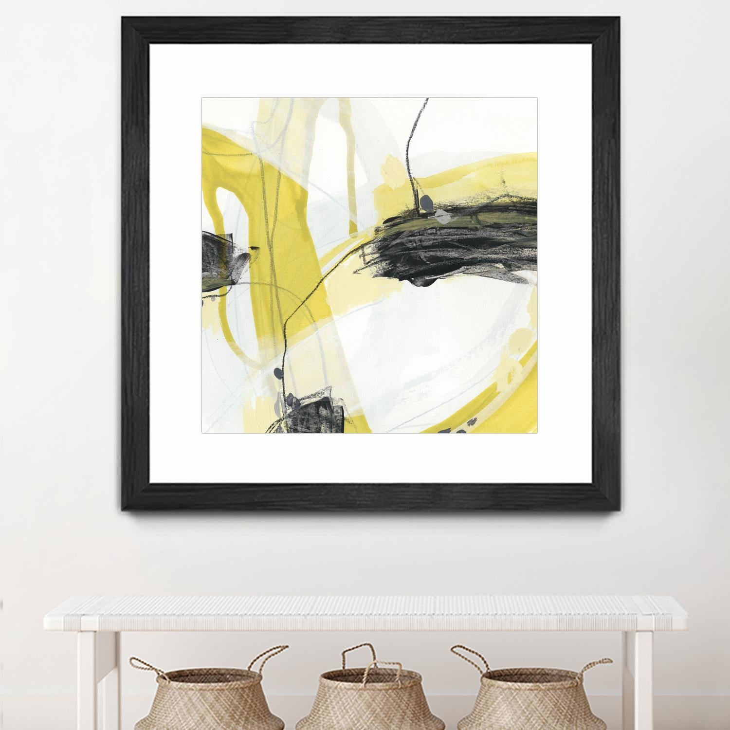 Conduit II by June Erica Vess on GIANT ART - yellow abstract