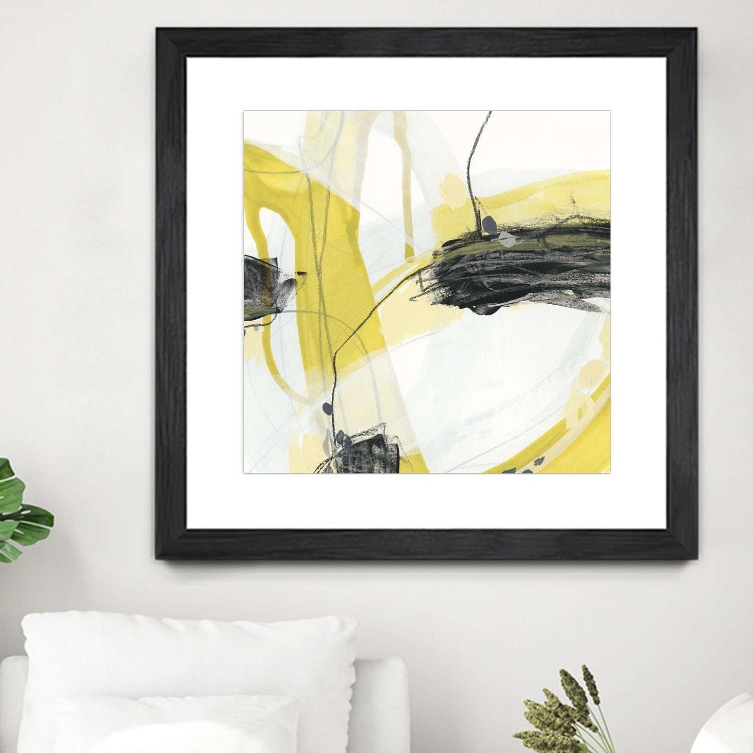 Conduit II by June Erica Vess on GIANT ART - yellow abstract