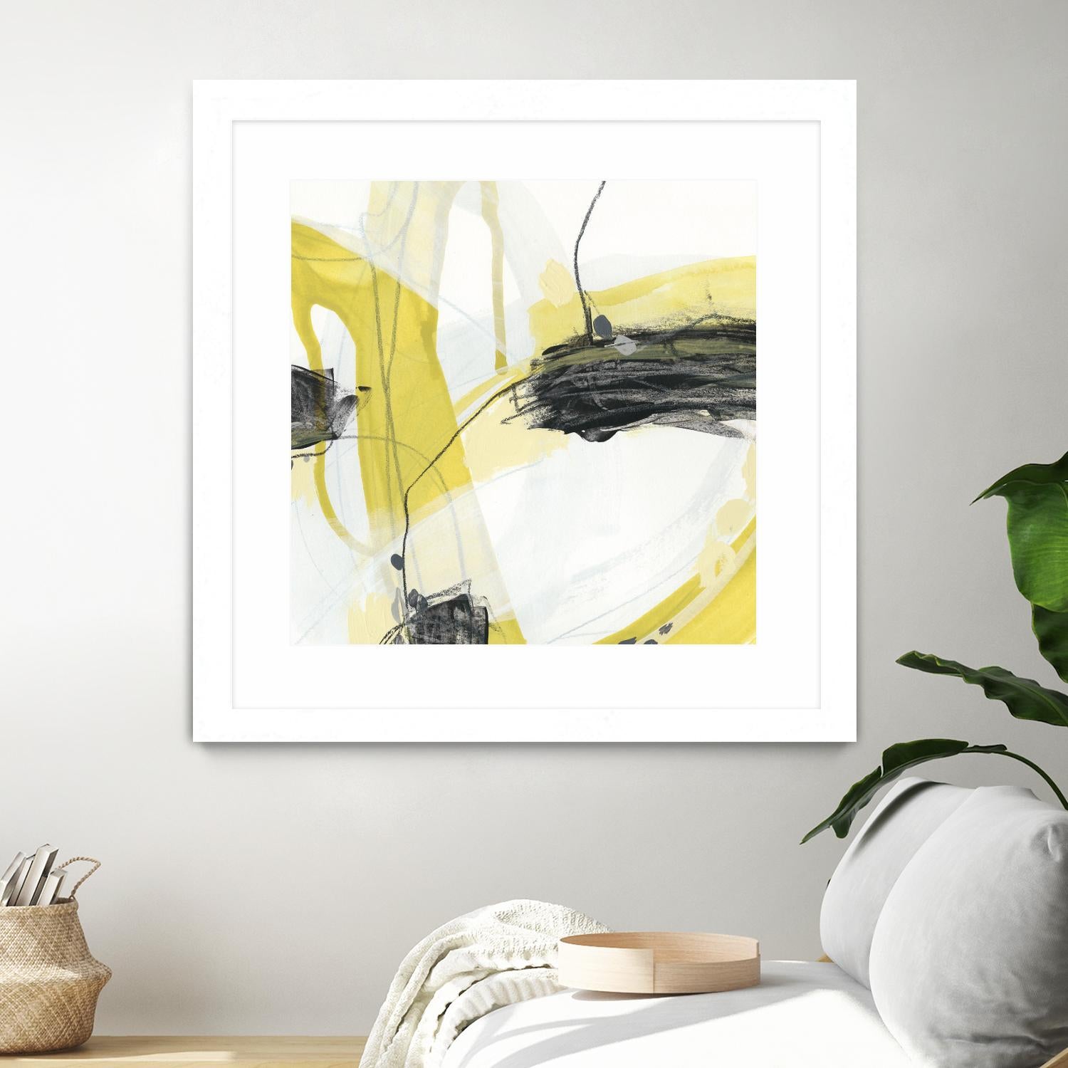 Conduit II by June Erica Vess on GIANT ART - yellow abstract
