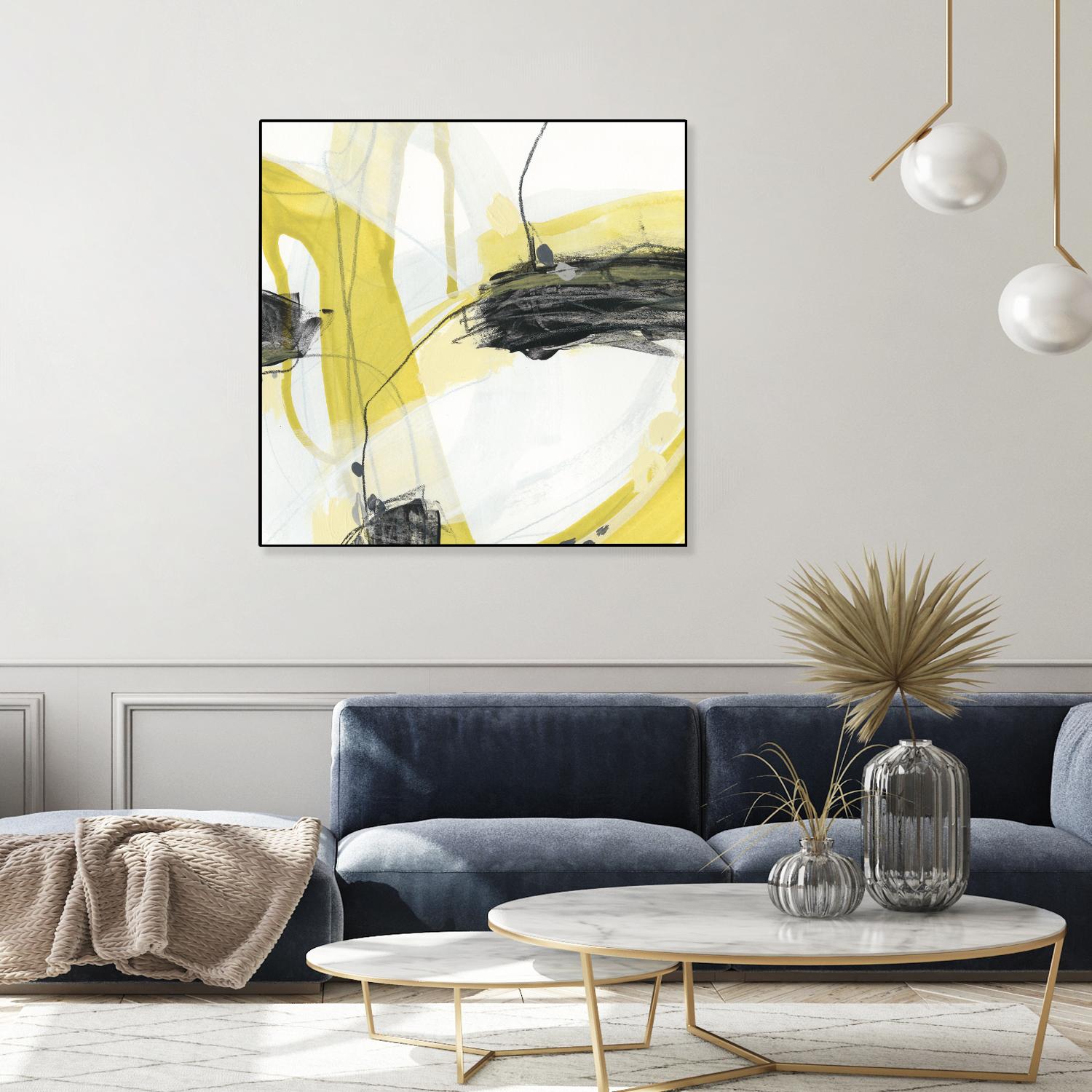 Conduit II by June Erica Vess on GIANT ART - yellow abstract