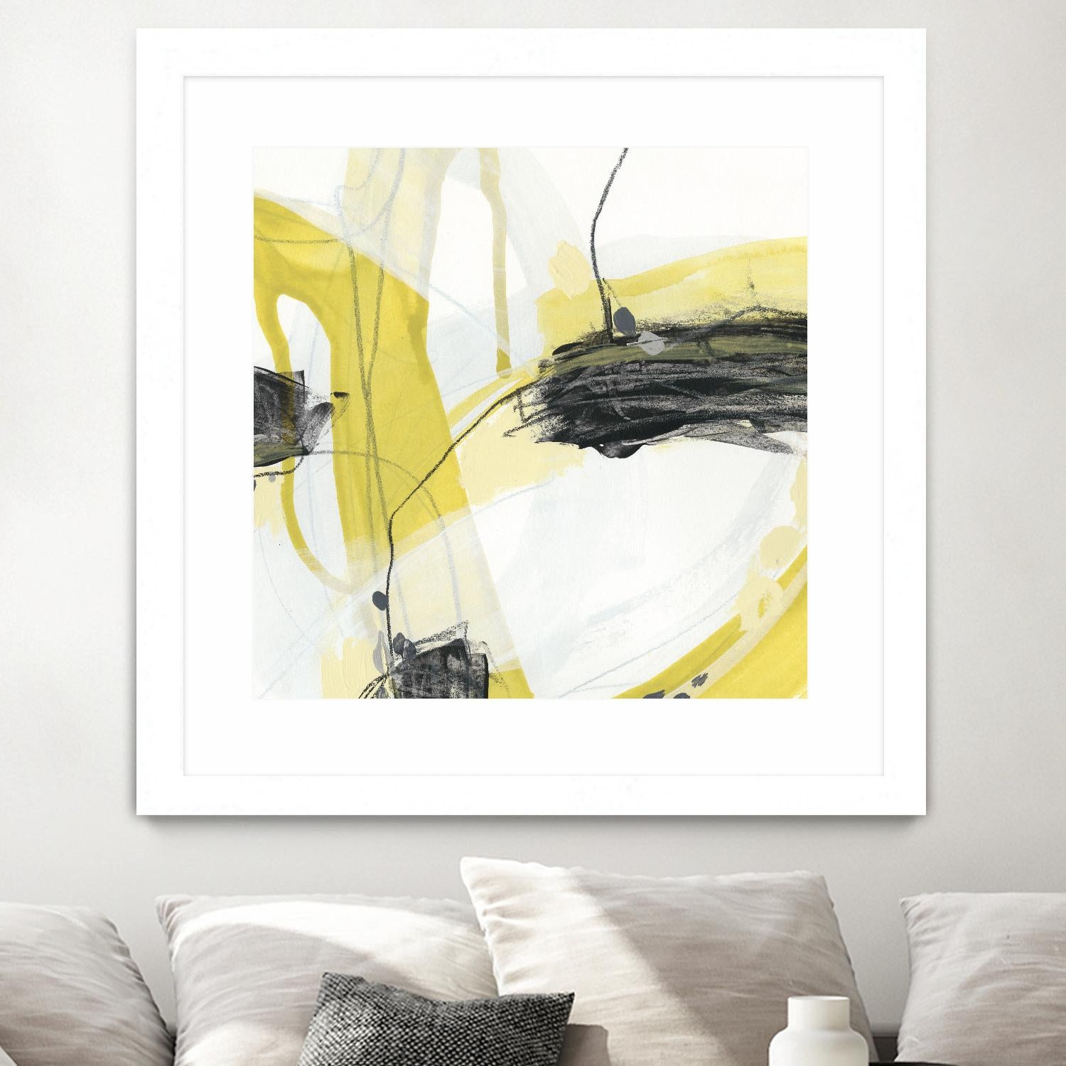 Conduit II by June Erica Vess on GIANT ART - yellow abstract